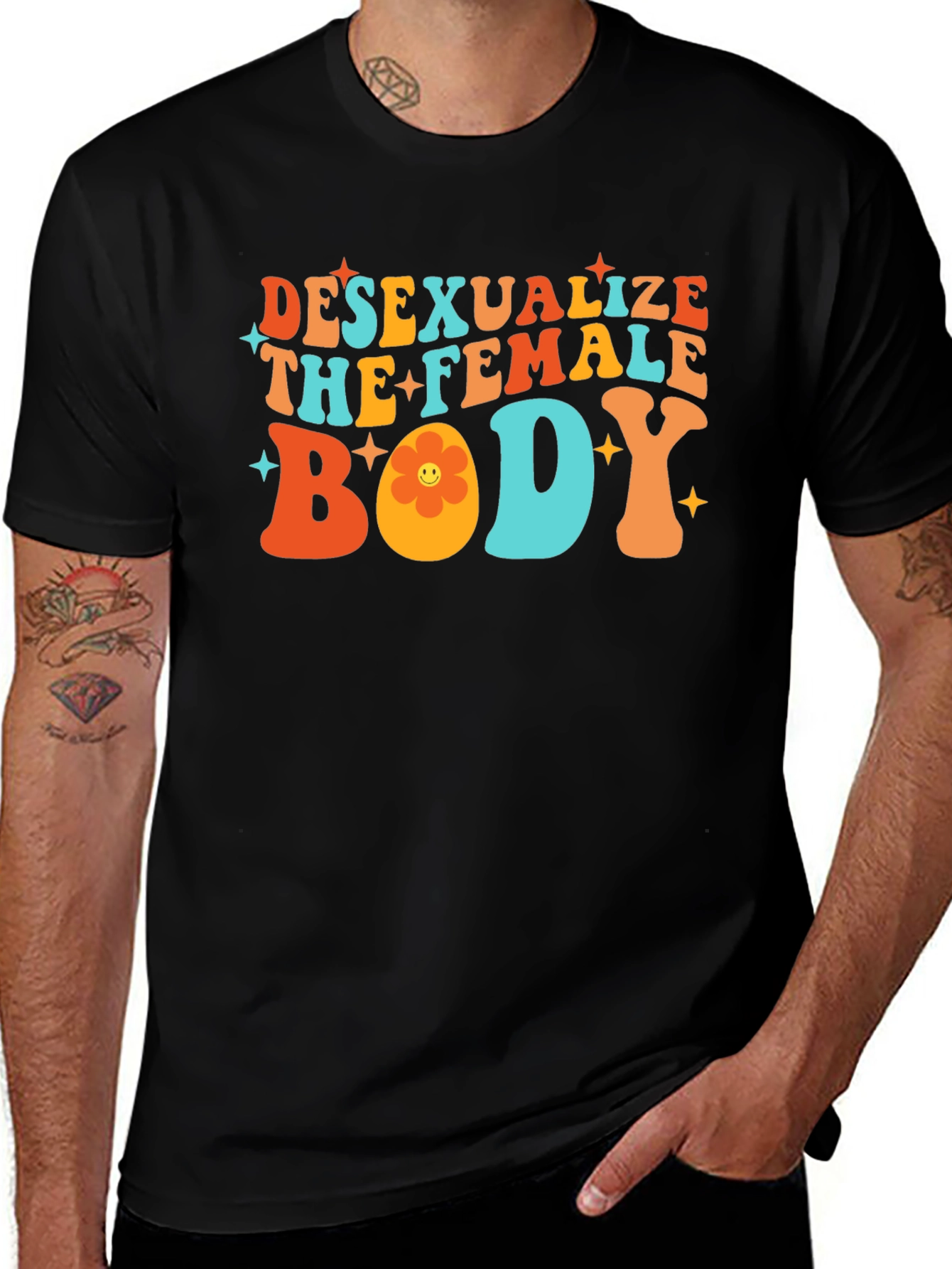 Variant 30 of Desexualize The Female Body Graphic T-Shirt