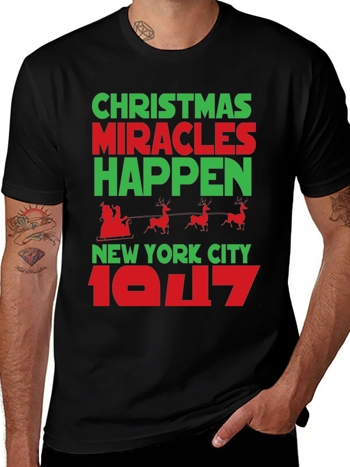 Christmas Miracles New York City 1947 T-Shirt