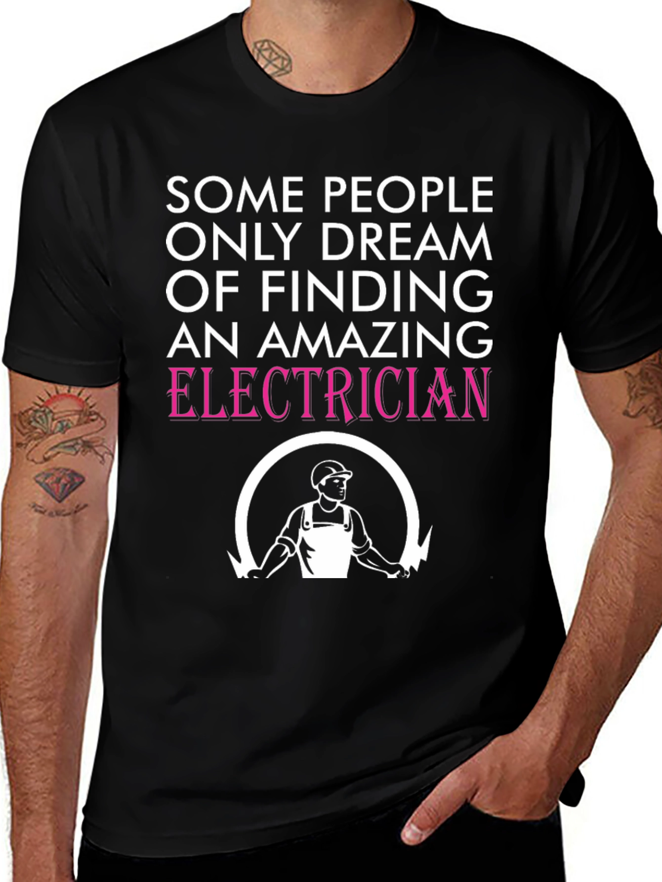 Variant 30 of Amazing Electrician T-Shirt - Novelty Gift