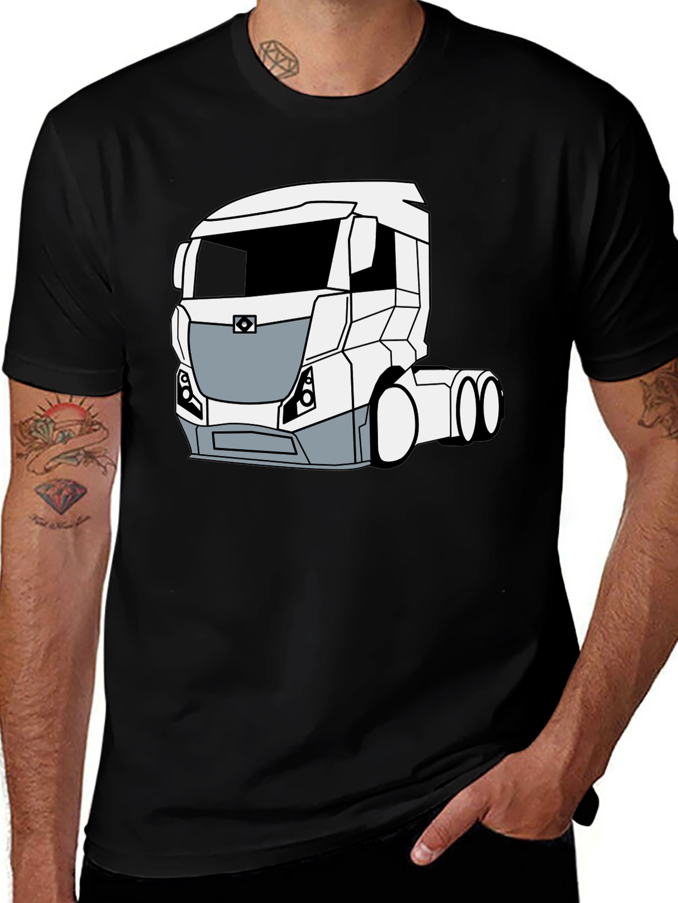 Variant 5 of Truck T-Shirt - Modern Truck Design