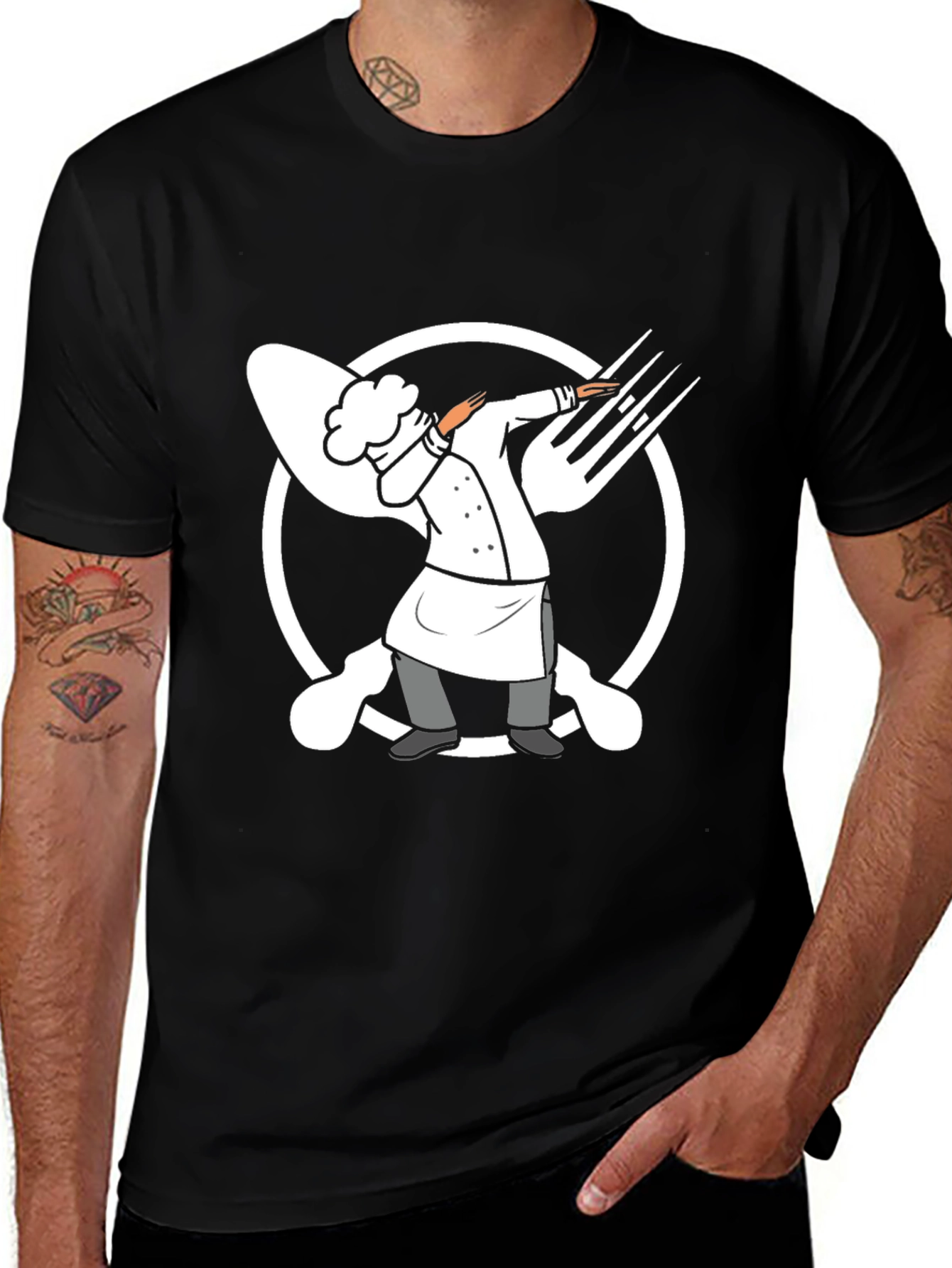 Variant 15 of Dabbing Chef T-Shirt - Funny Cook Tee