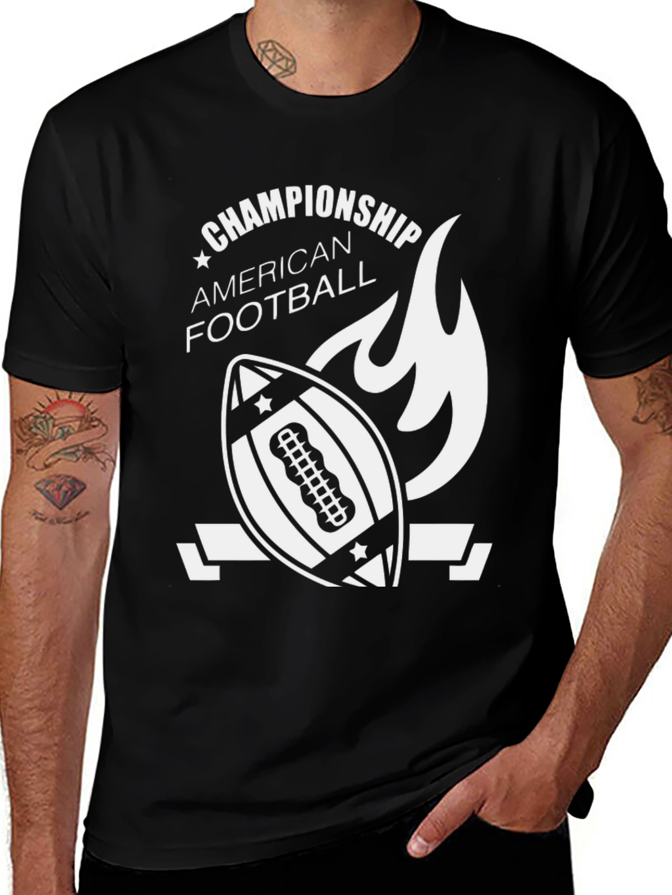 Championship American Football Graphic T-Shirt
