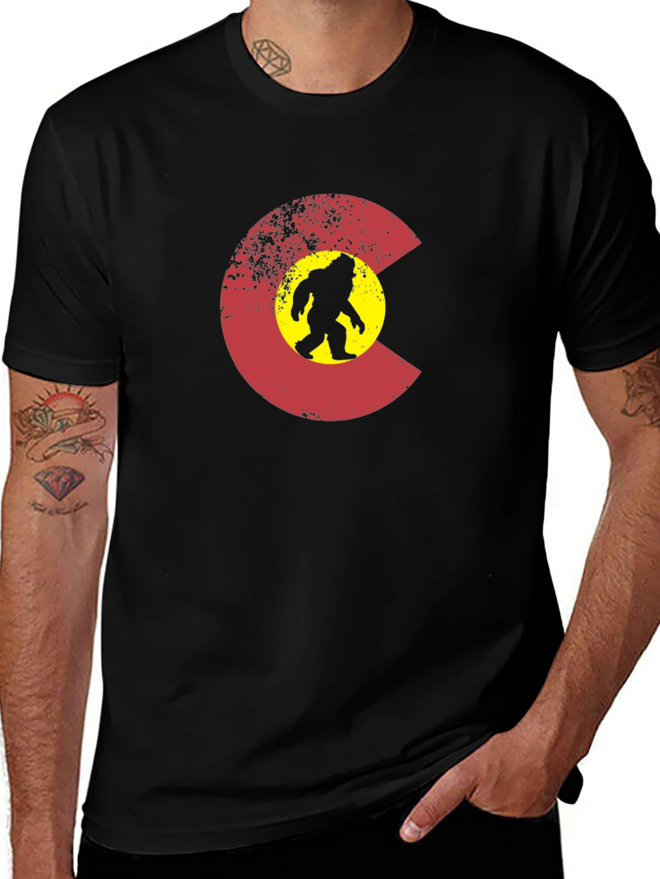 Variant 4 of Colorado Bigfoot Graphic T-Shirt