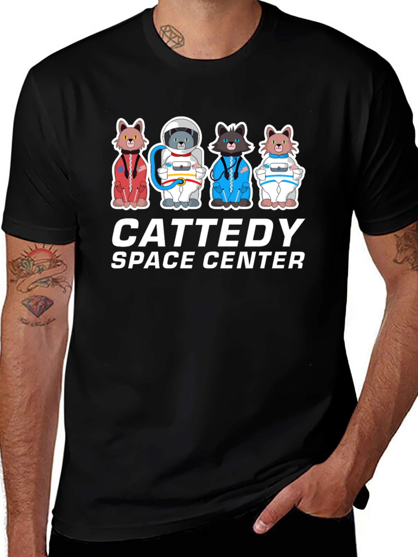 Variant 27 of CATTEDY SPACE CENTER T-Shirt