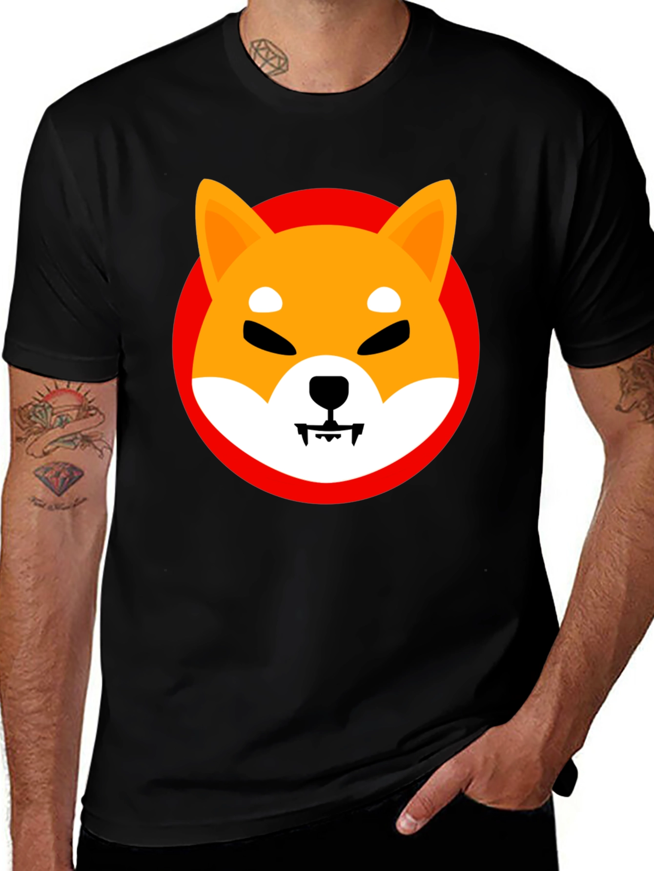 Shiba Inu Graphic Tee - Meme Crypto Dog T-Shirt
