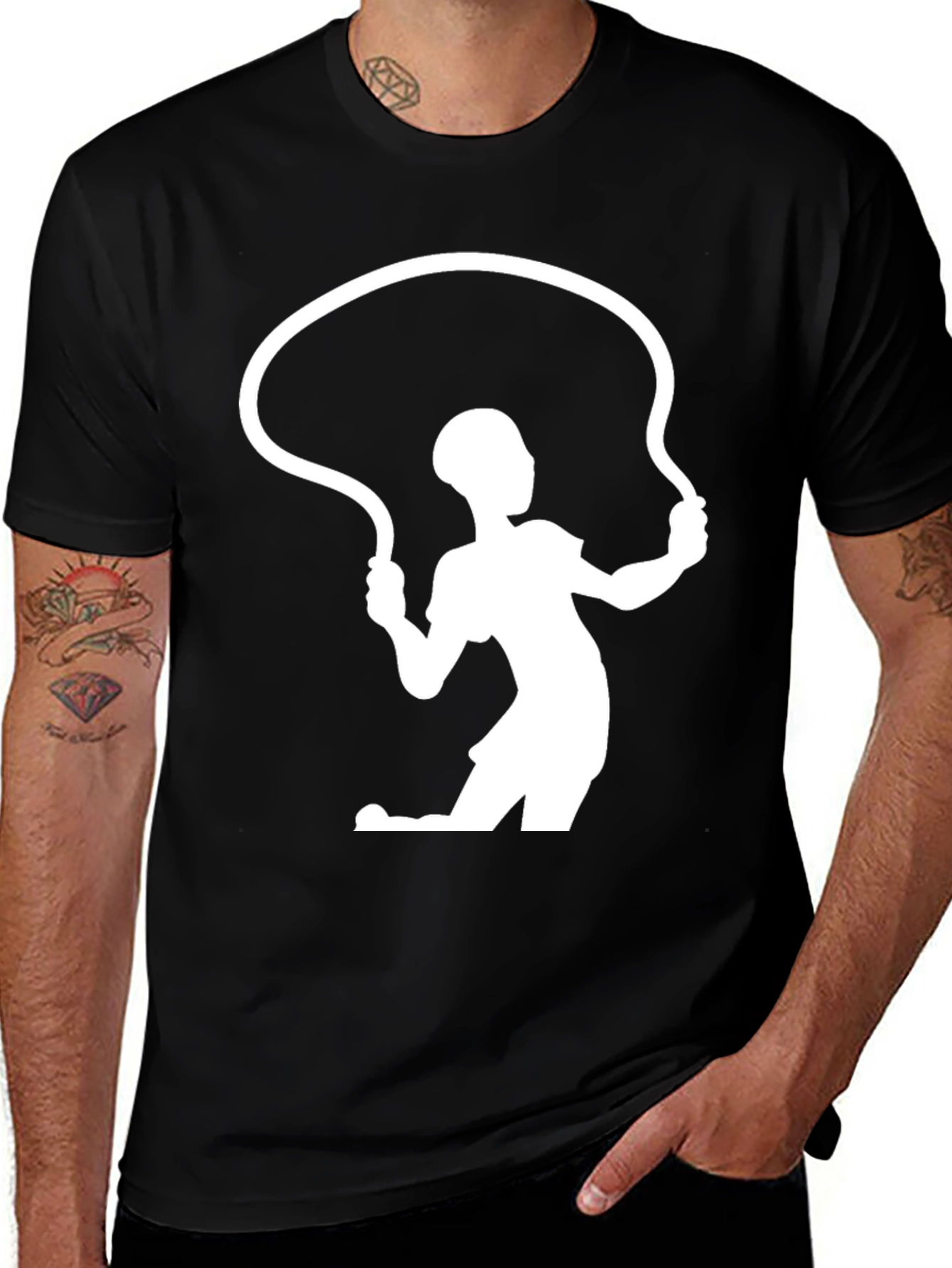 Variant 29 of Jump Rope Silhouette T-Shirt