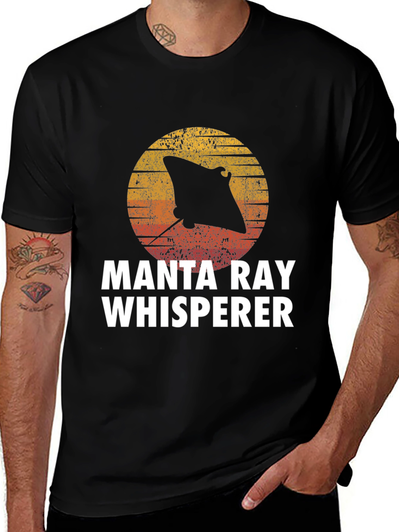 Manta Ray Whisperer Graphic T-Shirt