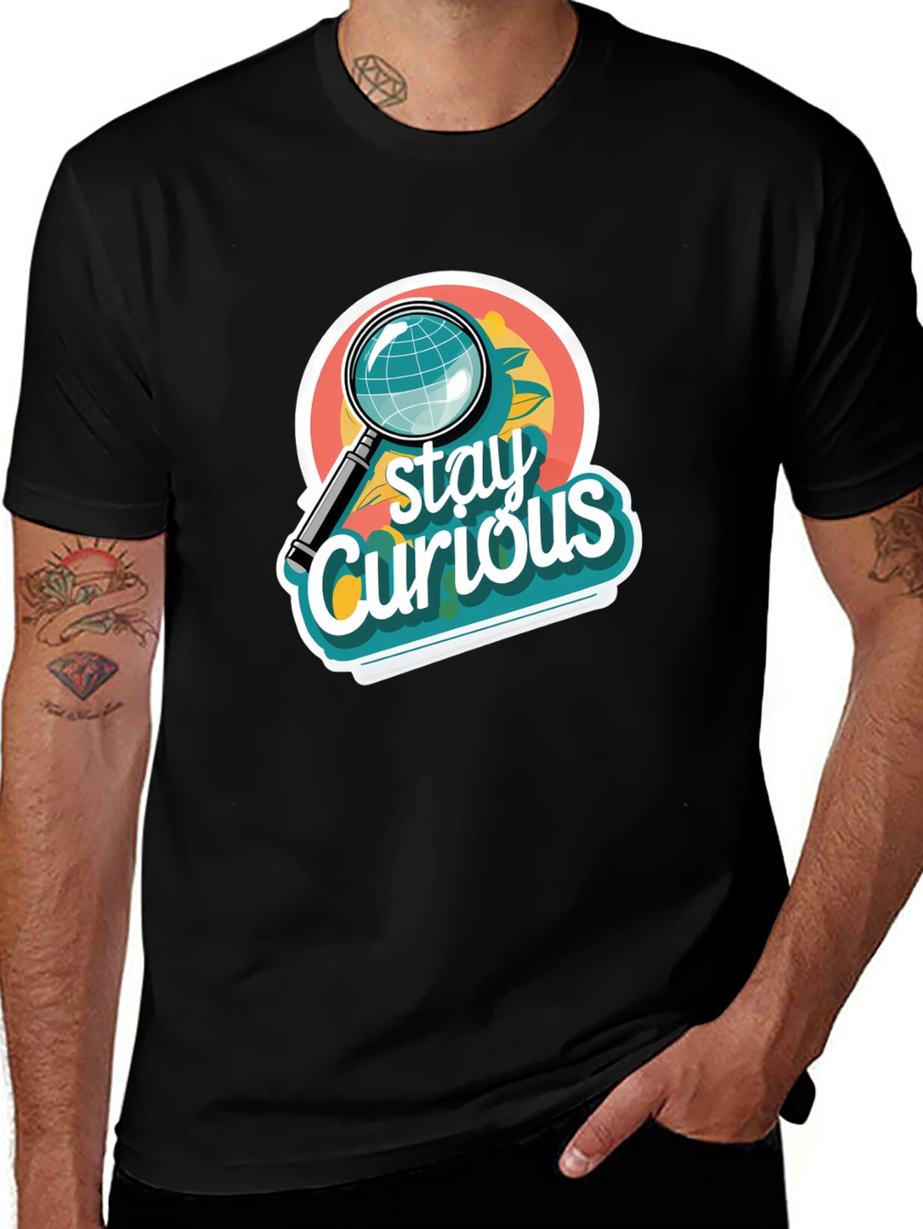 Variant 7 of Stay Curious Graphic T-Shirt