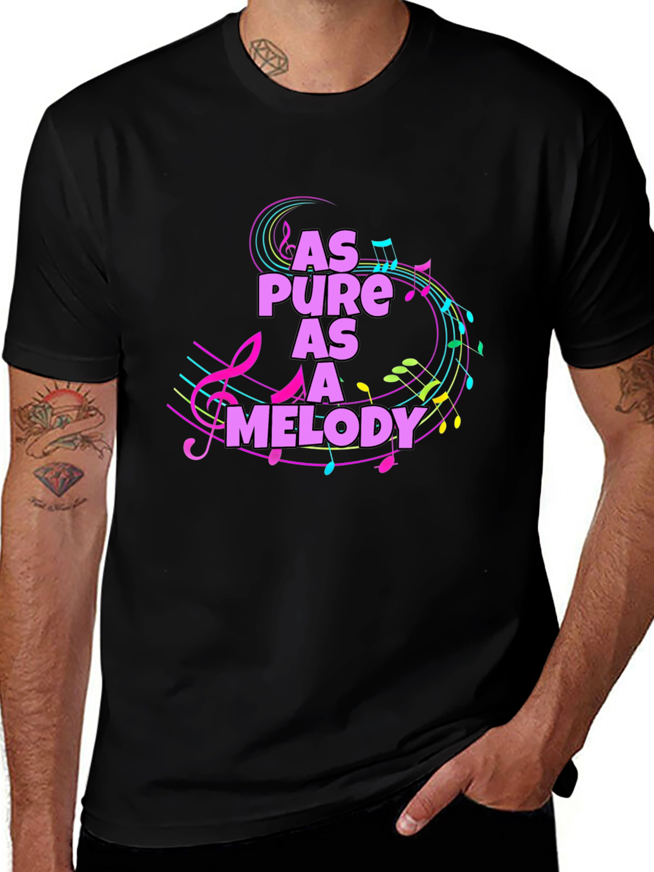 Variant 10 of As Pure As A Melody Graphic T-Shirt