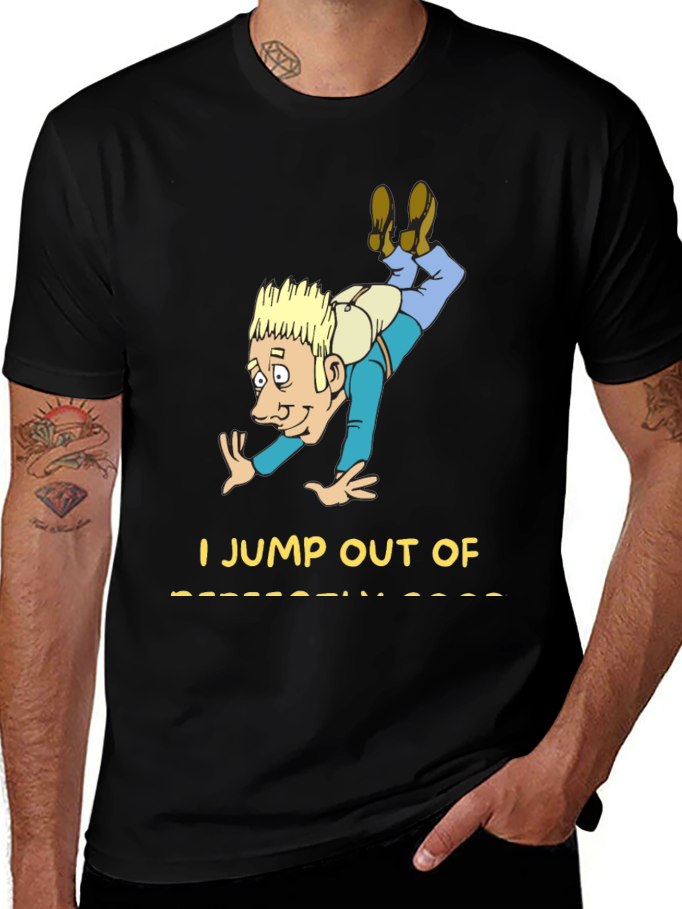 Variant 22 of Funny "I Jump Out Of Perfectly Good Airplanes" T-Shirt