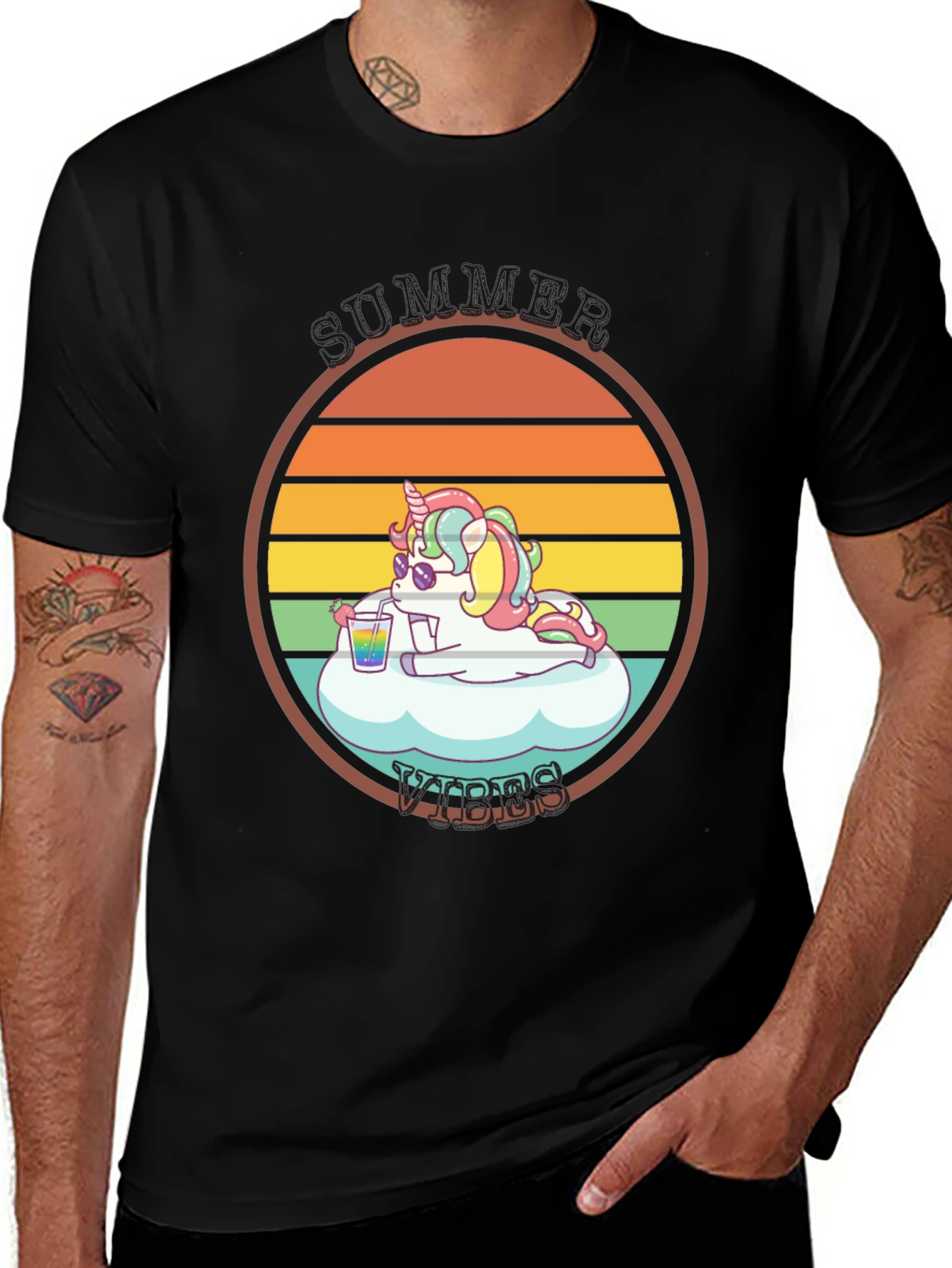 Variant 27 of Summer Unicorn Vibes T-Shirt