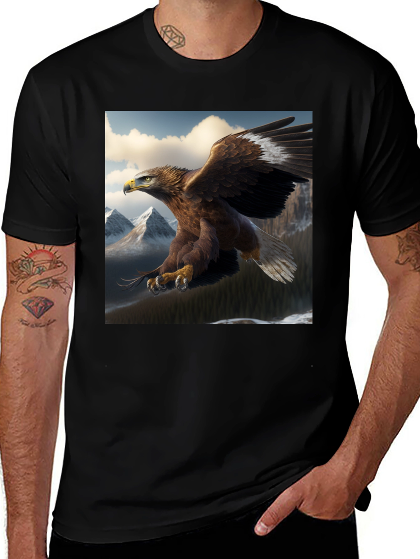 Variant 30 of Eagle Mountain Black T-Shirt