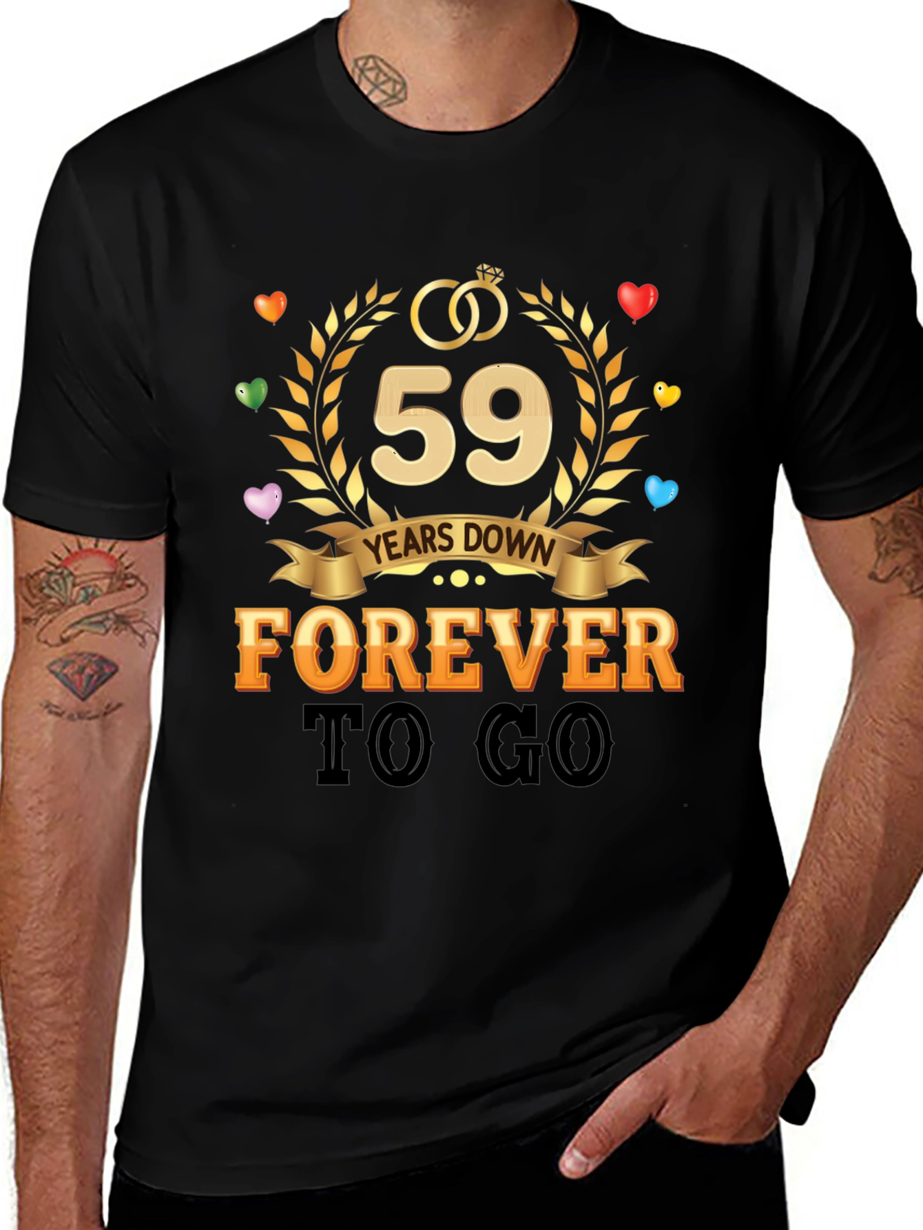 Variant 15 of 59th Anniversary T-Shirt - Forever To Go