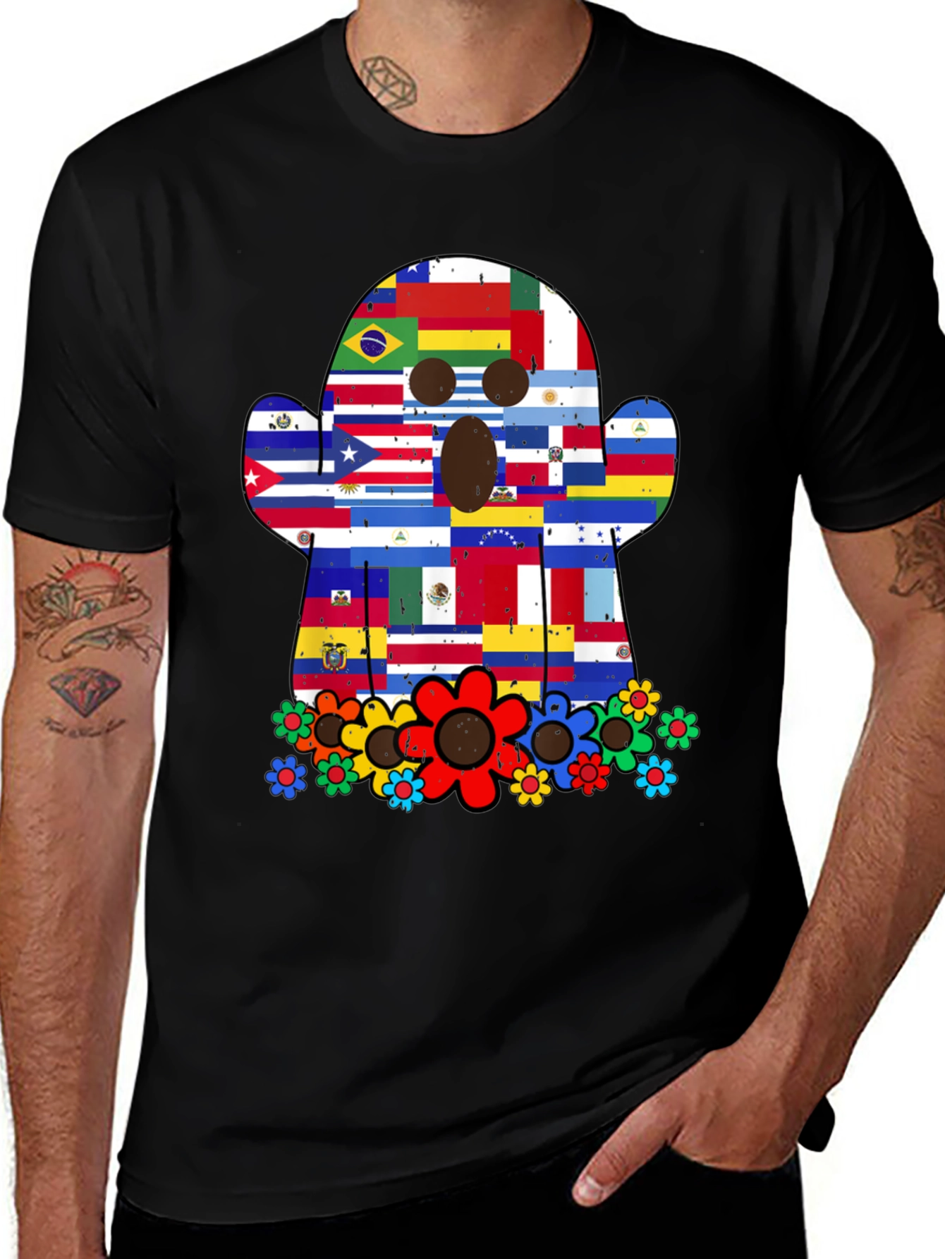 Hispanic Heritage Ghost T-Shirt