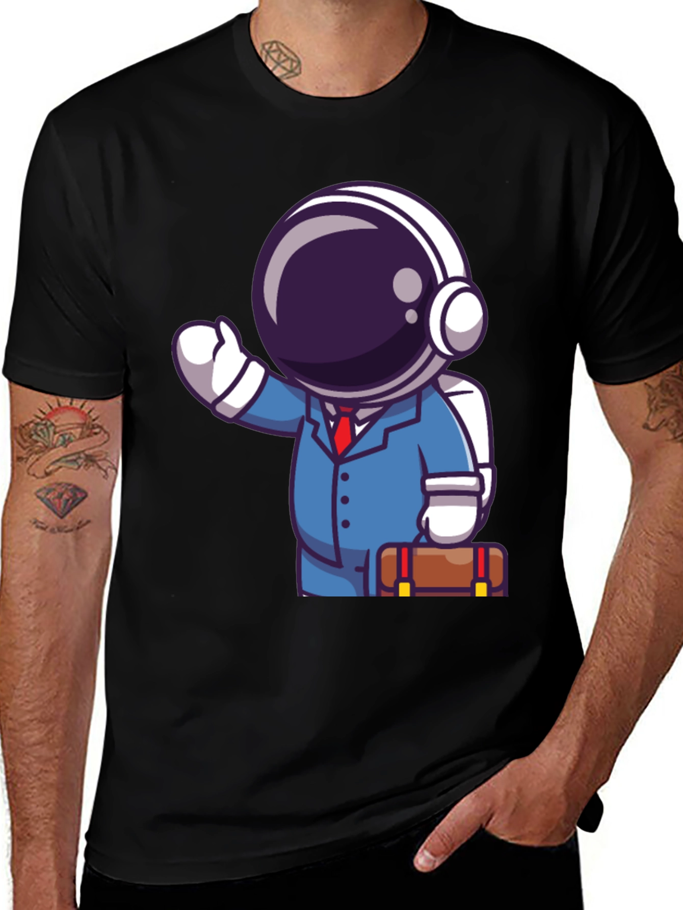 Variant 16 of Astronaut Business T-Shirt - Out of this World Style