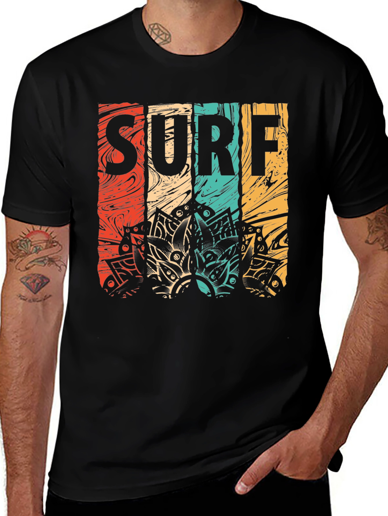 Variant 24 of Retro Surf T-Shirt - Vintage Inspired Design