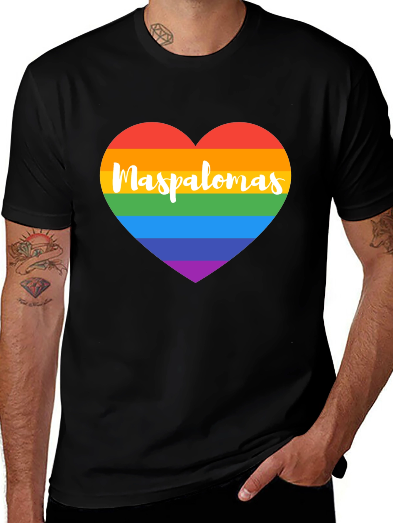 Maspalomas Pride Heart Tee
