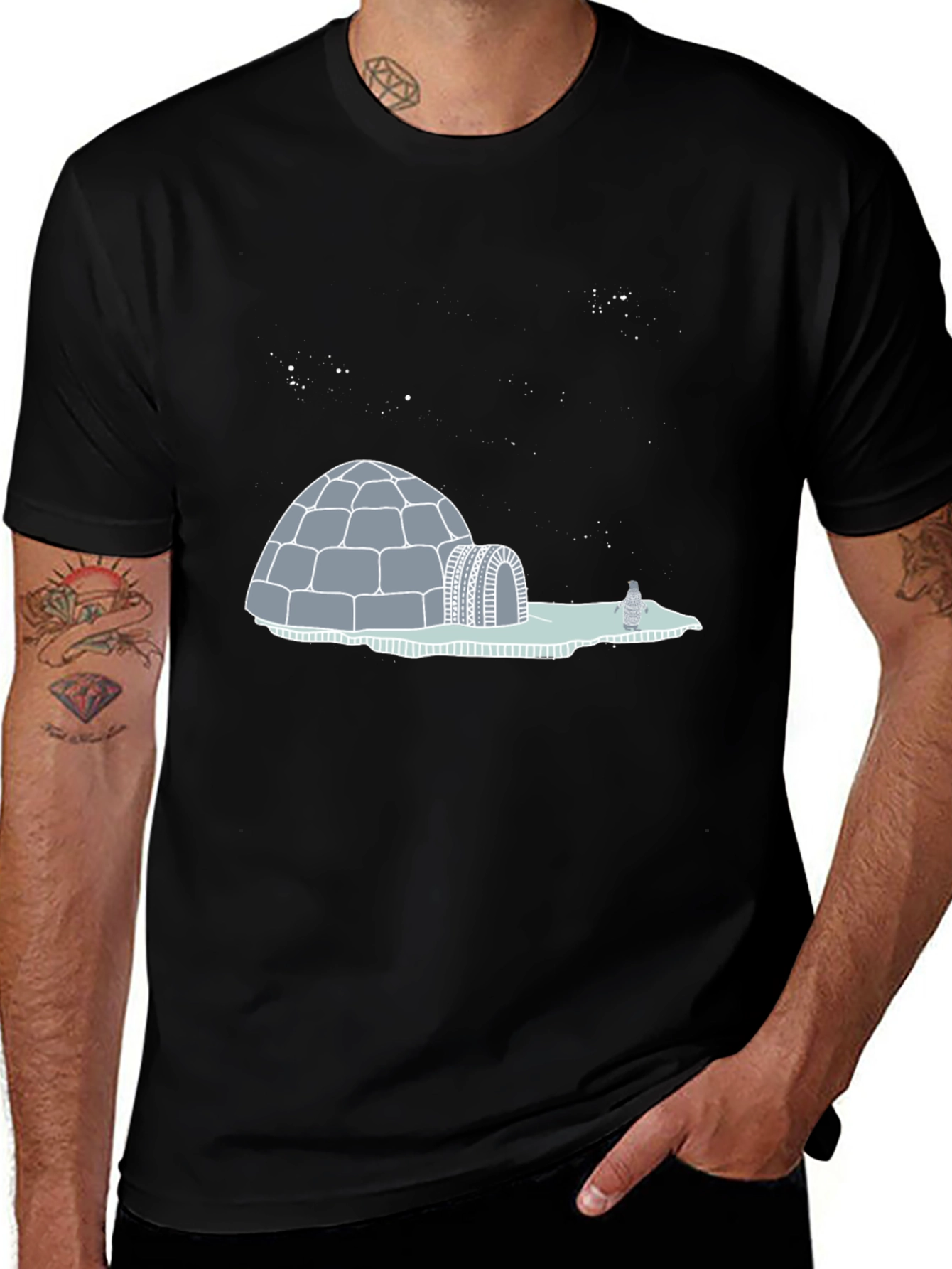 Variant 13 of Igloo Graphic Tee - Arctic Adventure T-Shirt