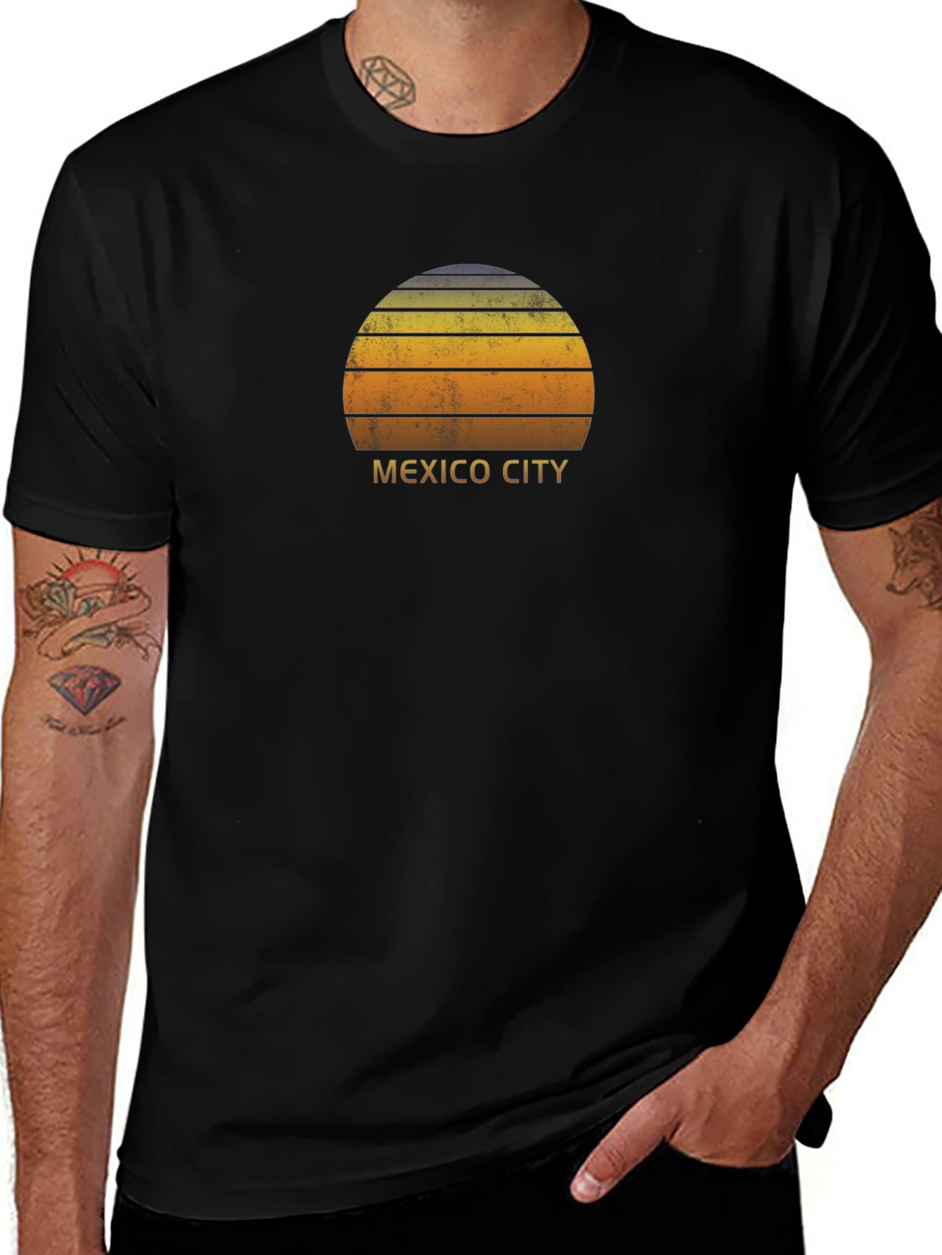 Variant 8 of Mexico City Sunset Graphic T-Shirt