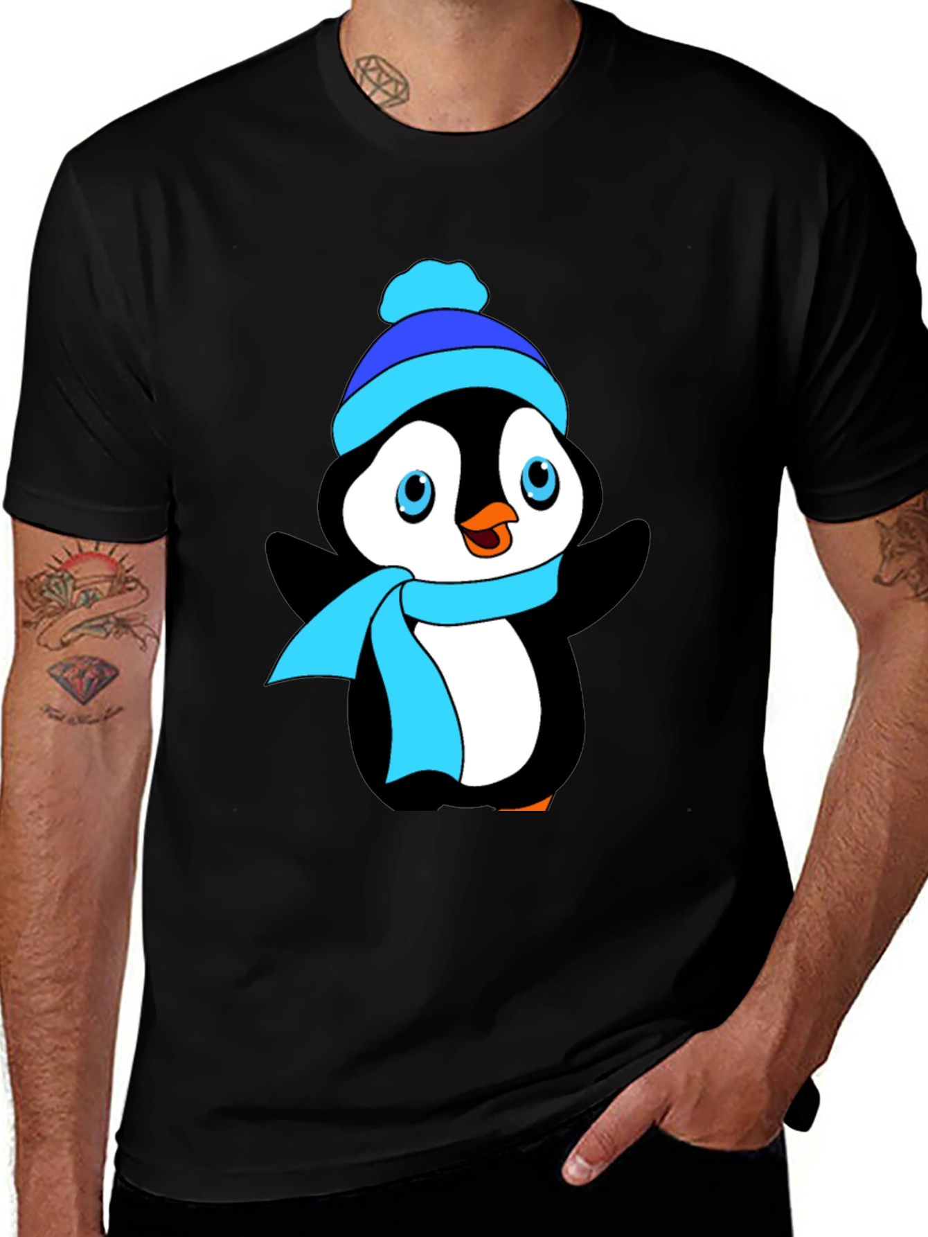 Variant 27 of Penguin T-Shirt - Cute Winter Cartoon Tee