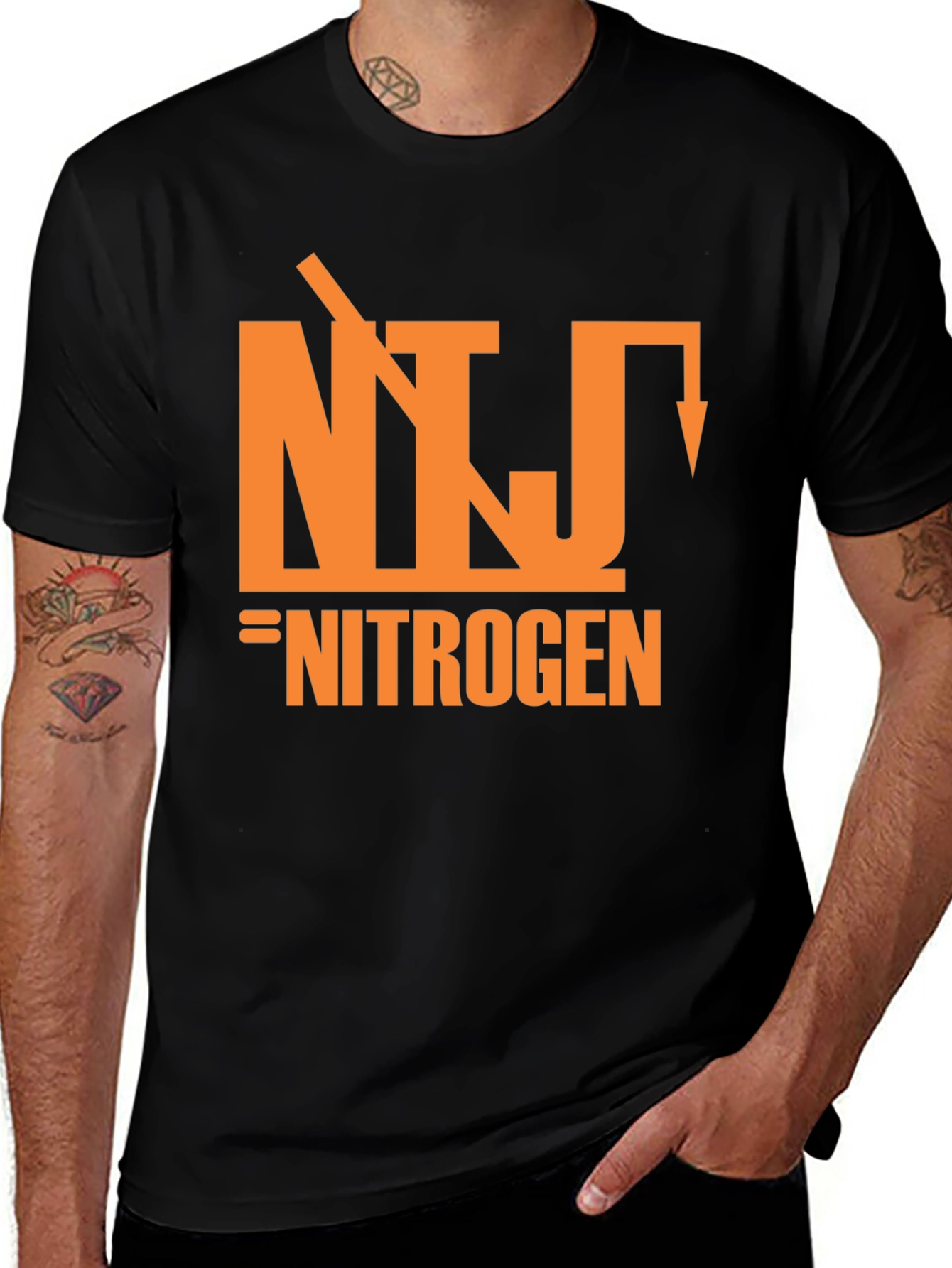 Nitrogen Graphic Tee - Cool Chemistry Shirt