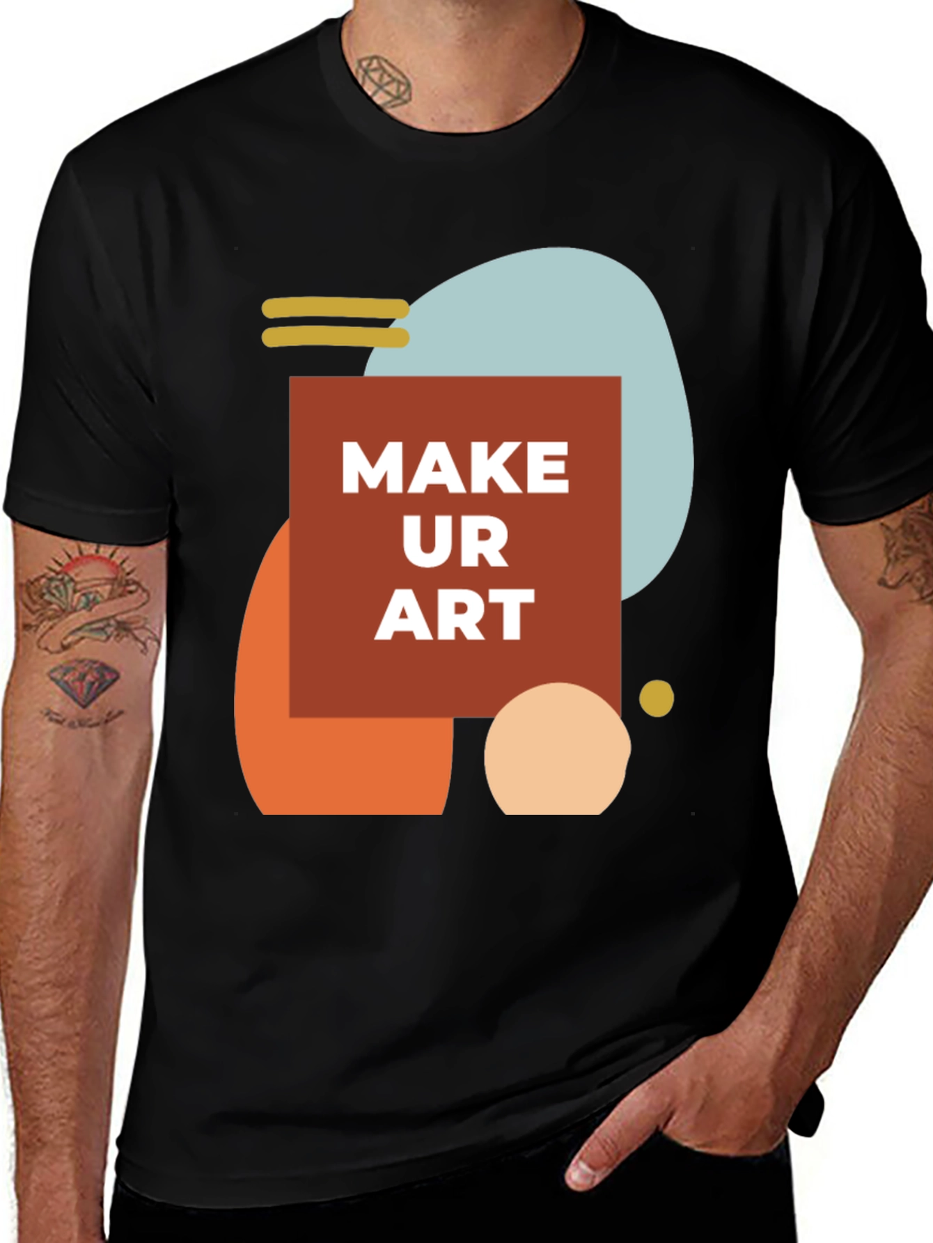 Variant 20 of Make Ur Art Graphic Tee - Stylish Creative T-Shirt