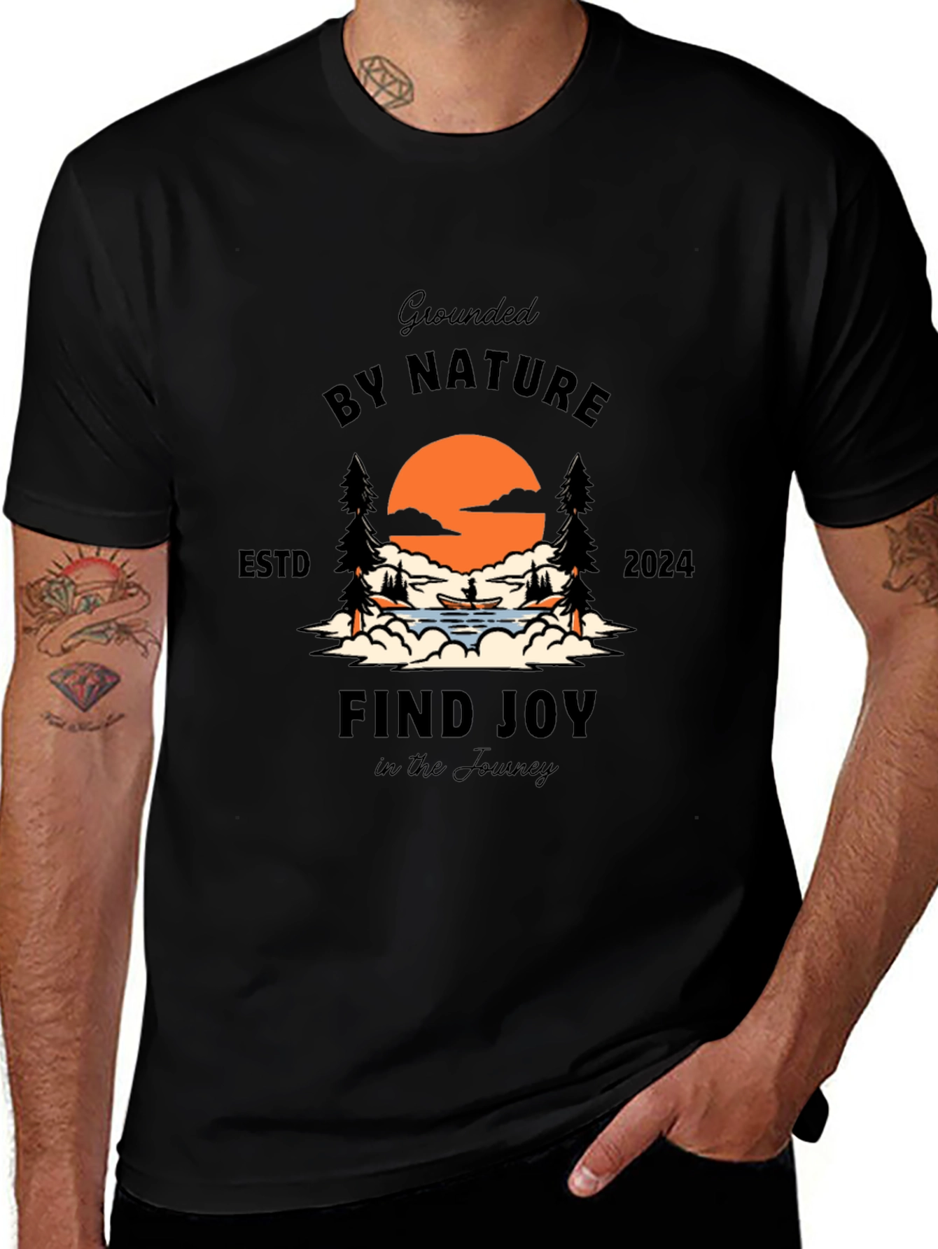 Grounded by Nature Tee: Find Joy in the Journey