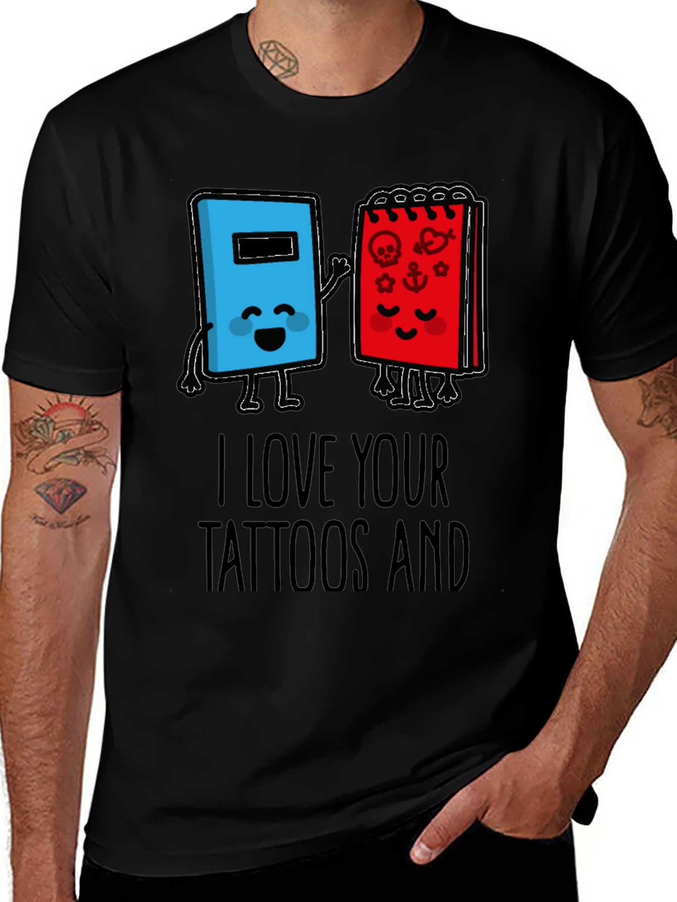 Variant 24 of I Love Your Tattoos T-Shirt