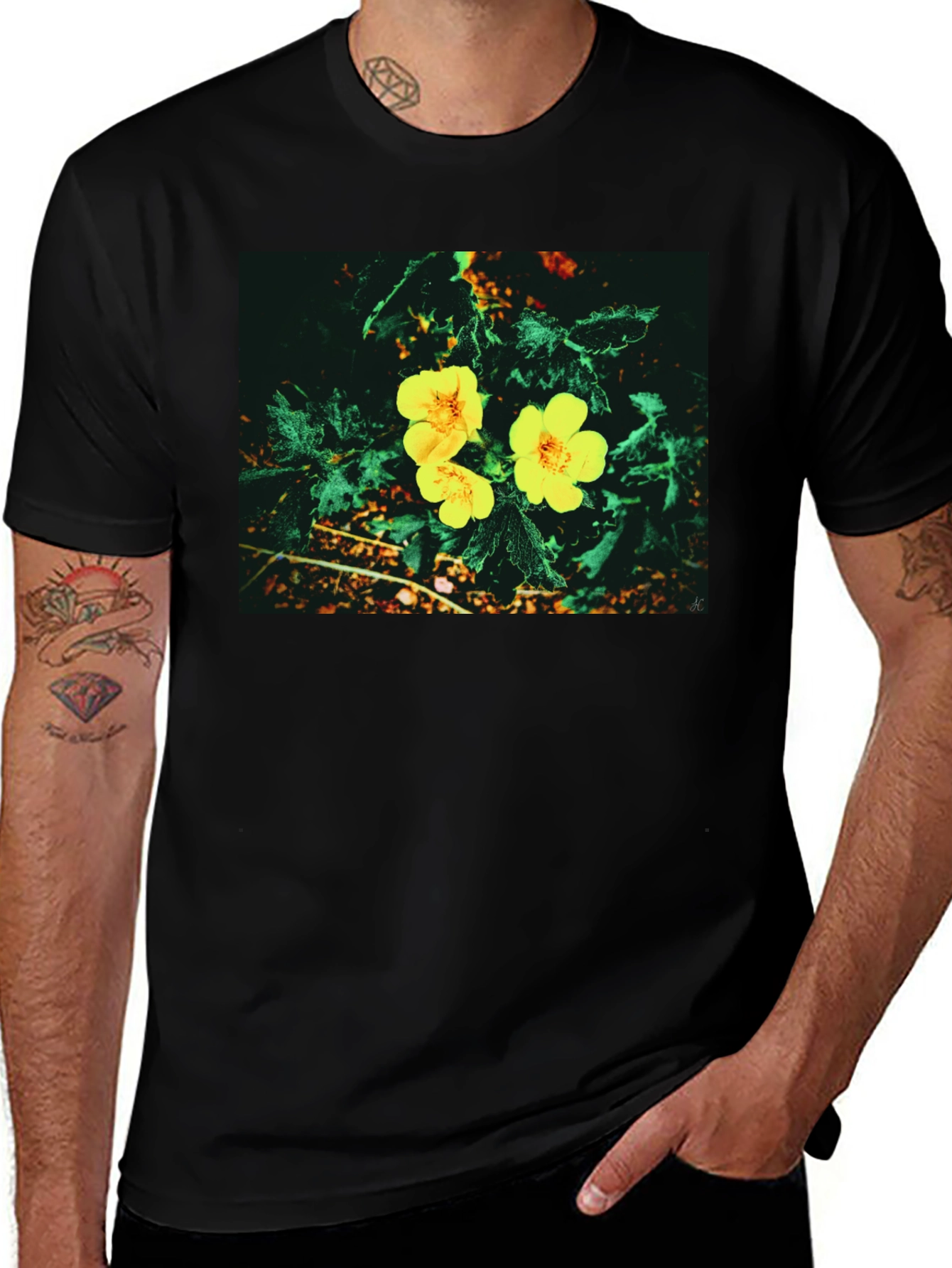 Variant 2 of Floral Print T-Shirt
