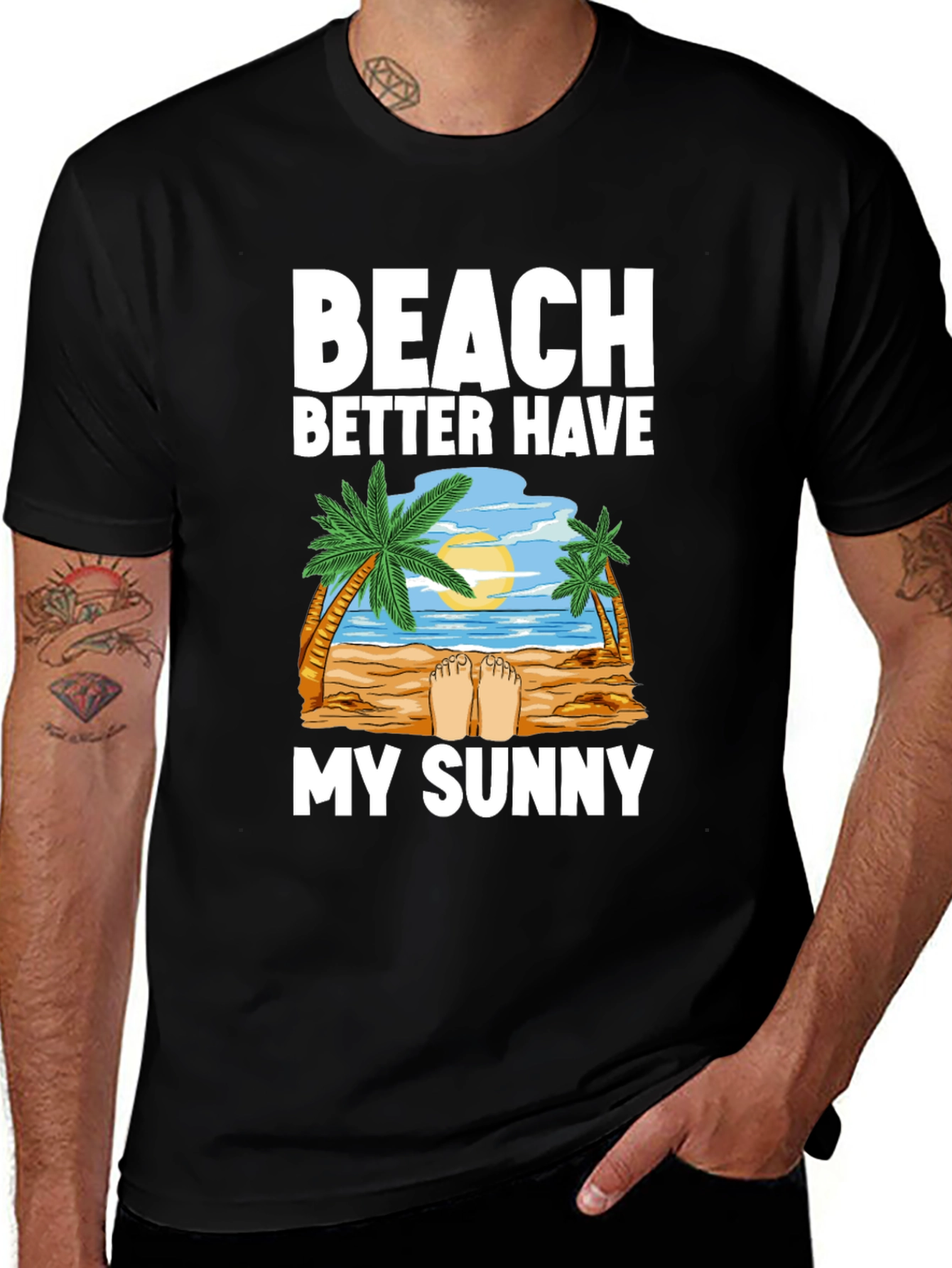 Variant 26 of Beach Better Have My Sunny Graphic T-Shirt