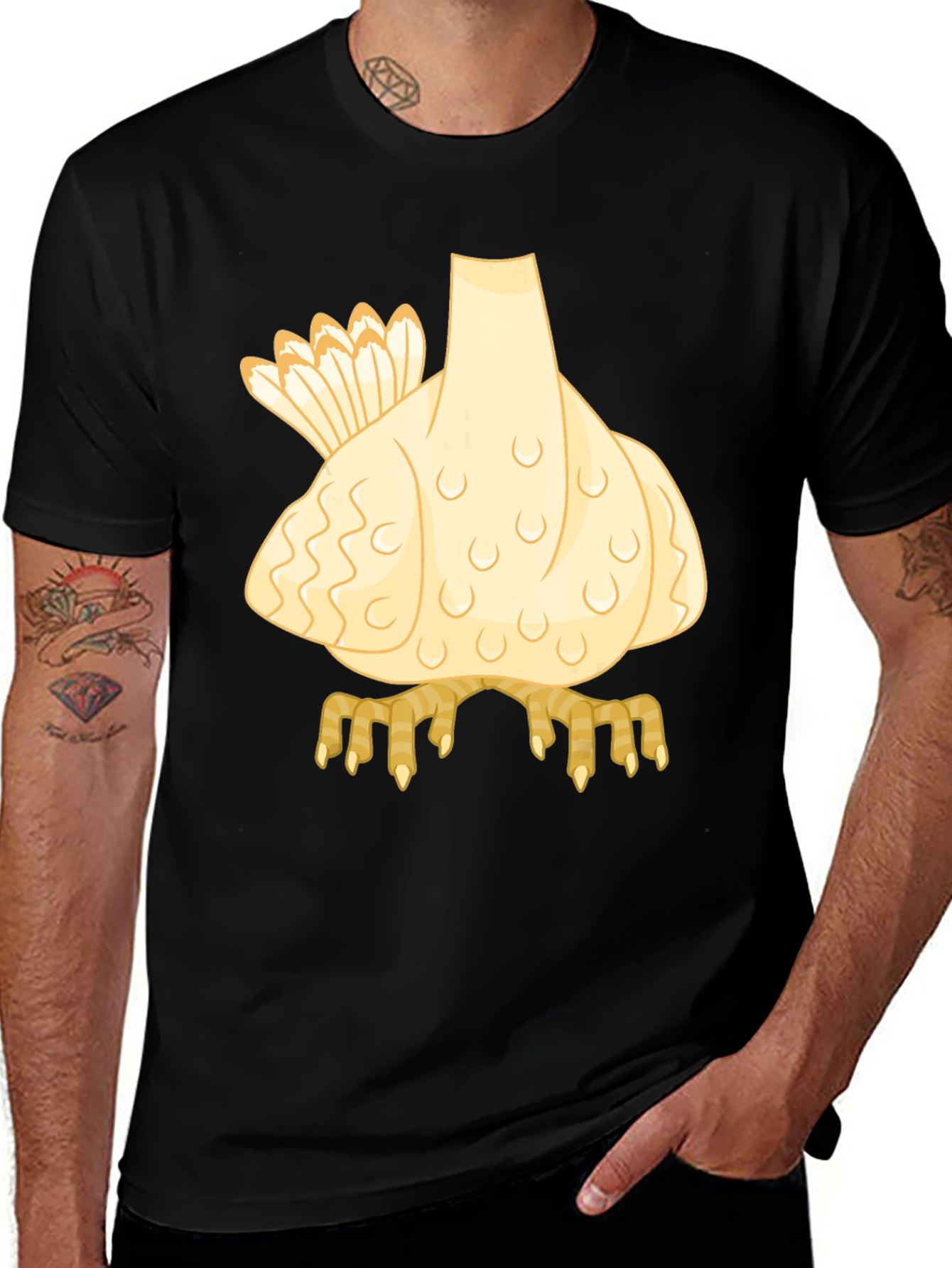 Variant 24 of Novelty Chicken Butt T-Shirt