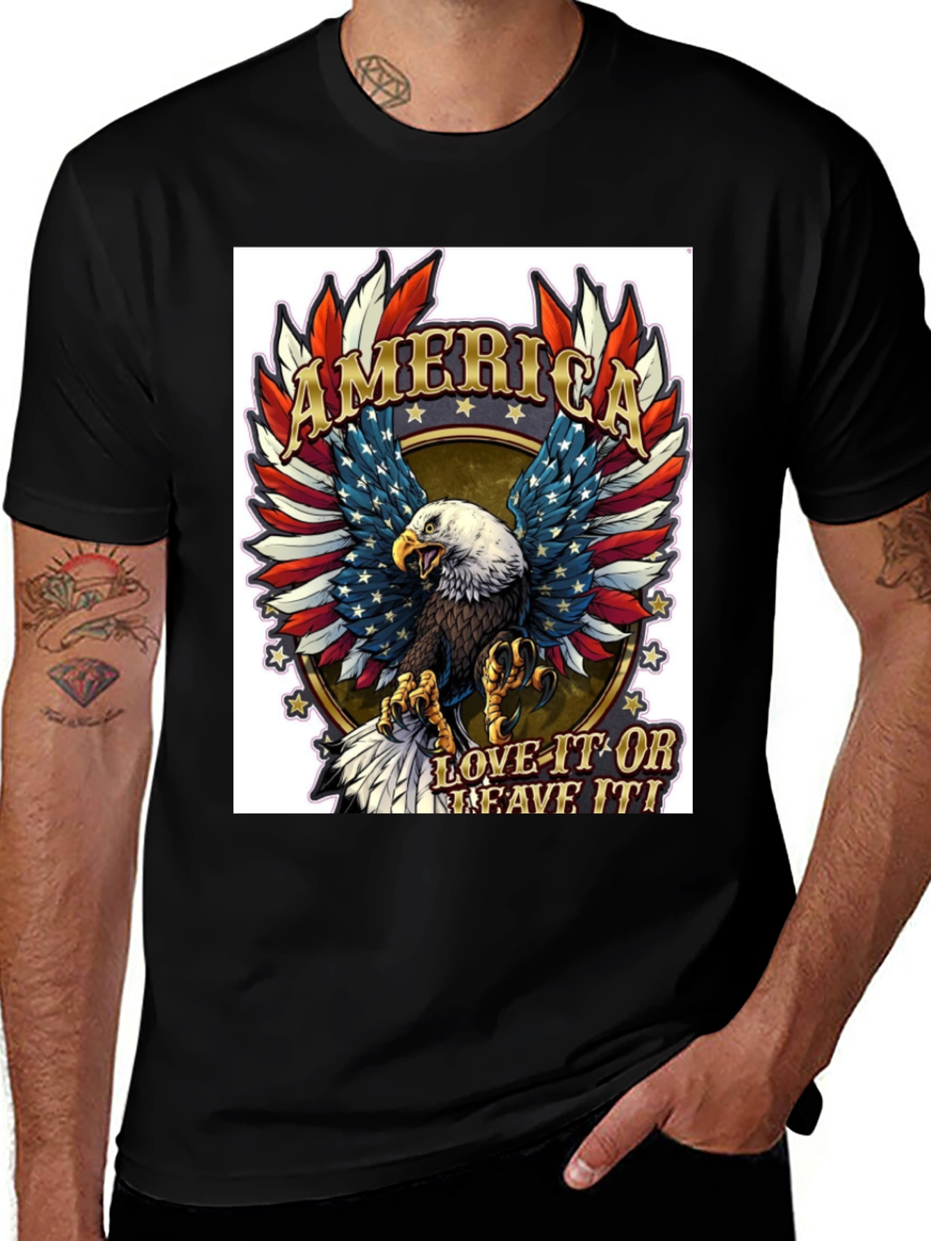 America Eagle Patriotic T-Shirt