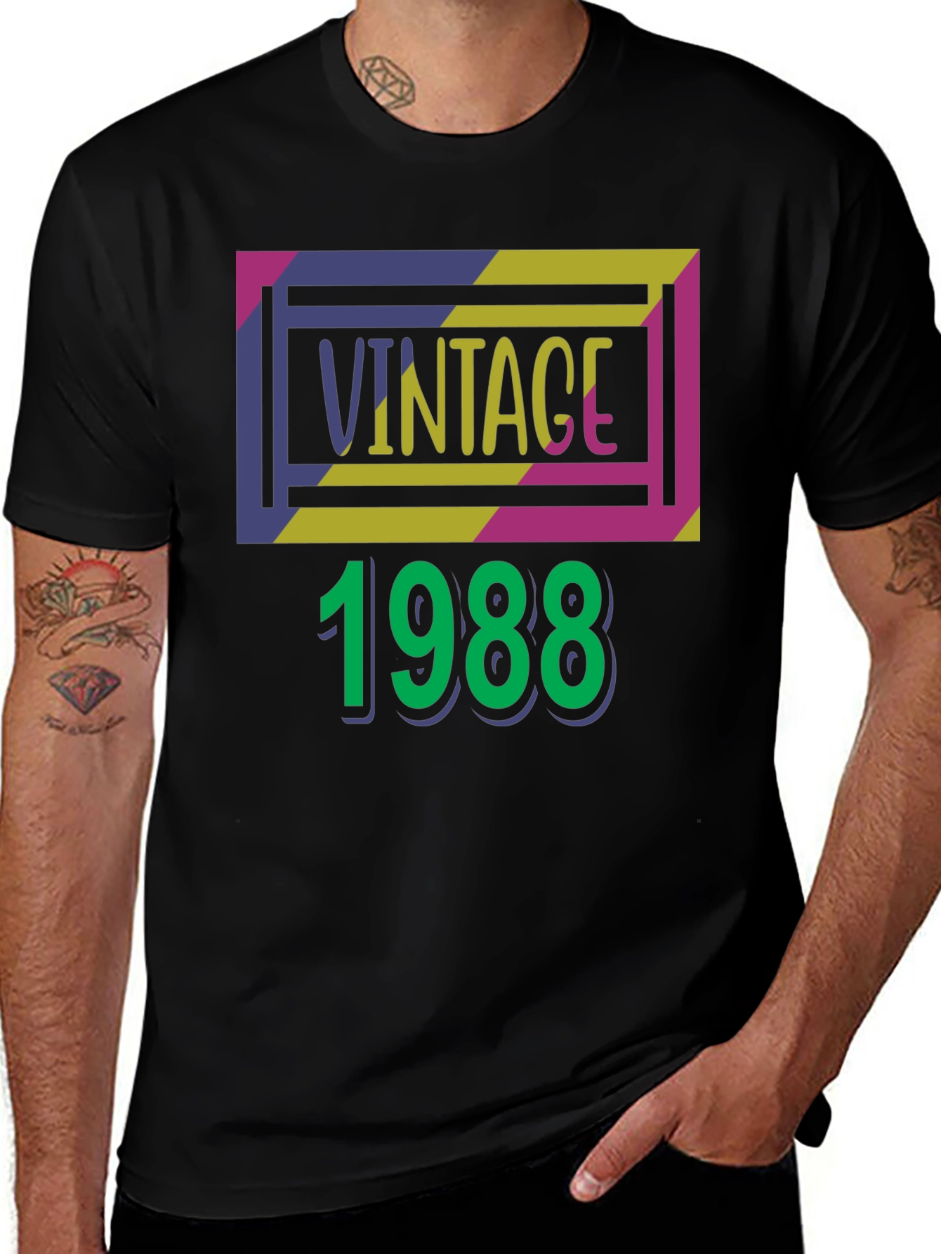 Variant 29 of Vintage 1988 Graphic Tee - Retro Style T-Shirt