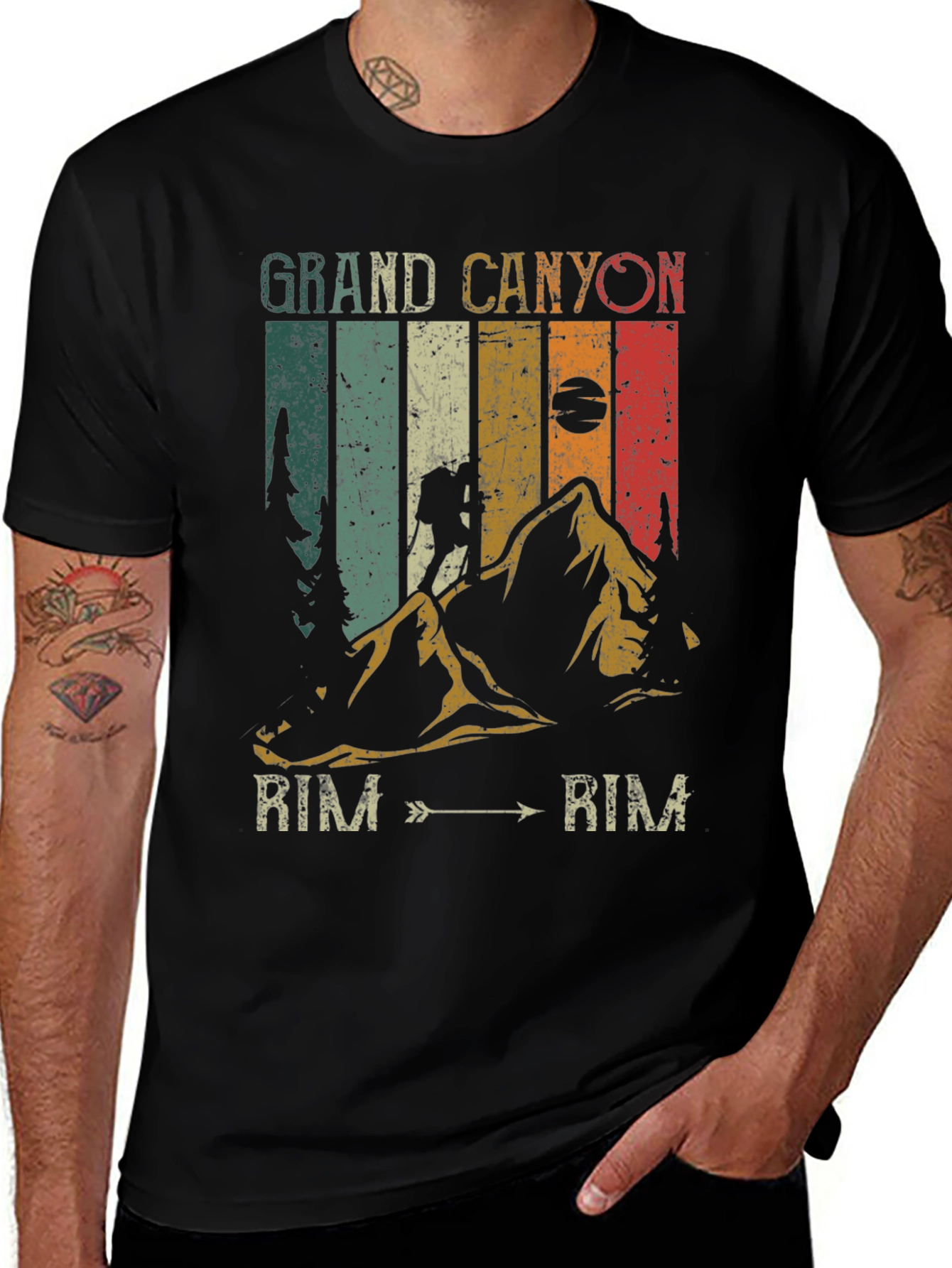 Variant 28 of Grand Canyon Rim to Rim Hiking T-Shirt