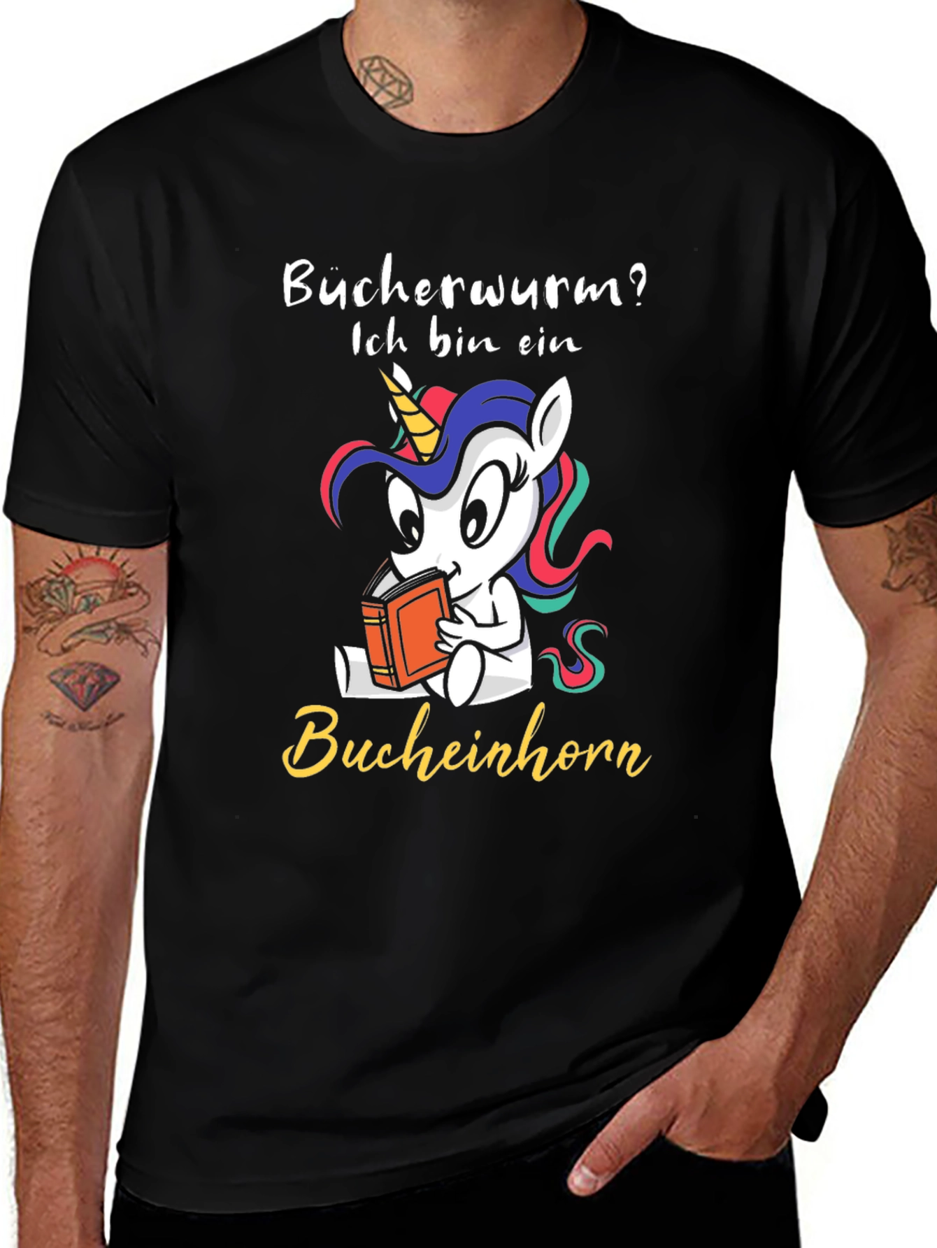 Variant 29 of Bookworm Unicorn T-Shirt - Funny Reader Tee