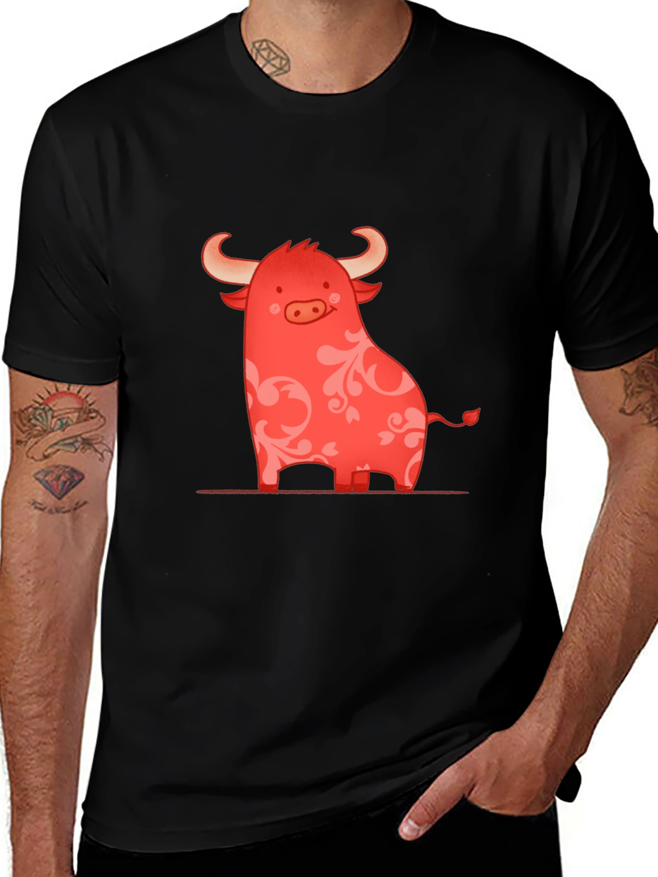 Variant 22 of Red Bull Graphic Print Crew Neck T-Shirt