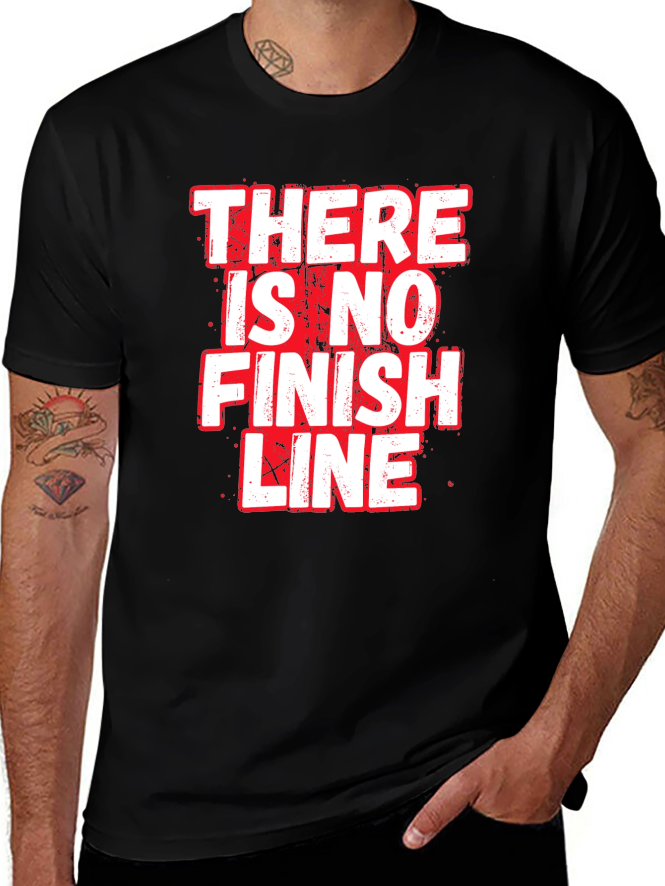 Variant 13 of There Is No Finish Line Graphic Tee