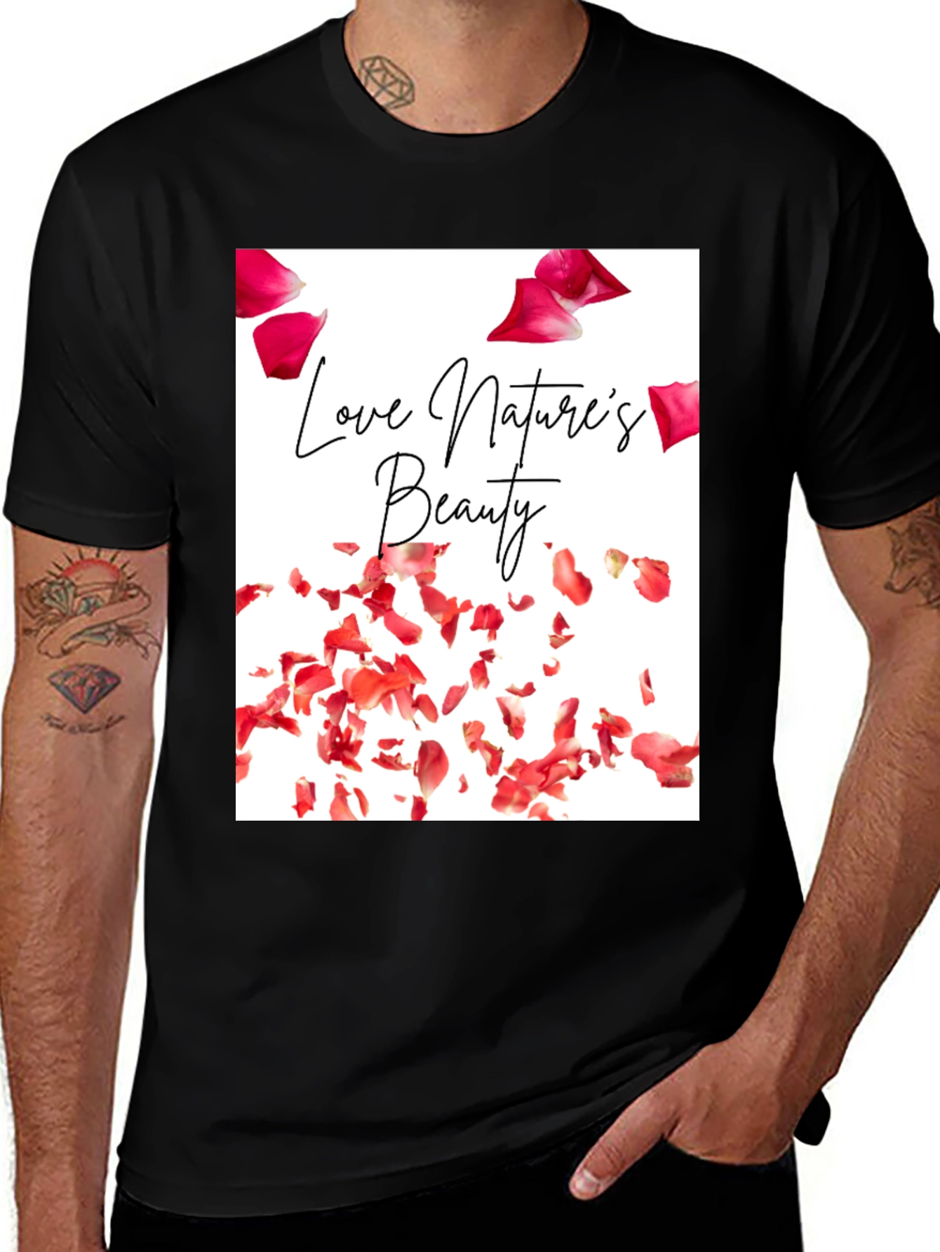 Variant 16 of Nature's Beauty Graphic Tee - Soft Cotton Comfort