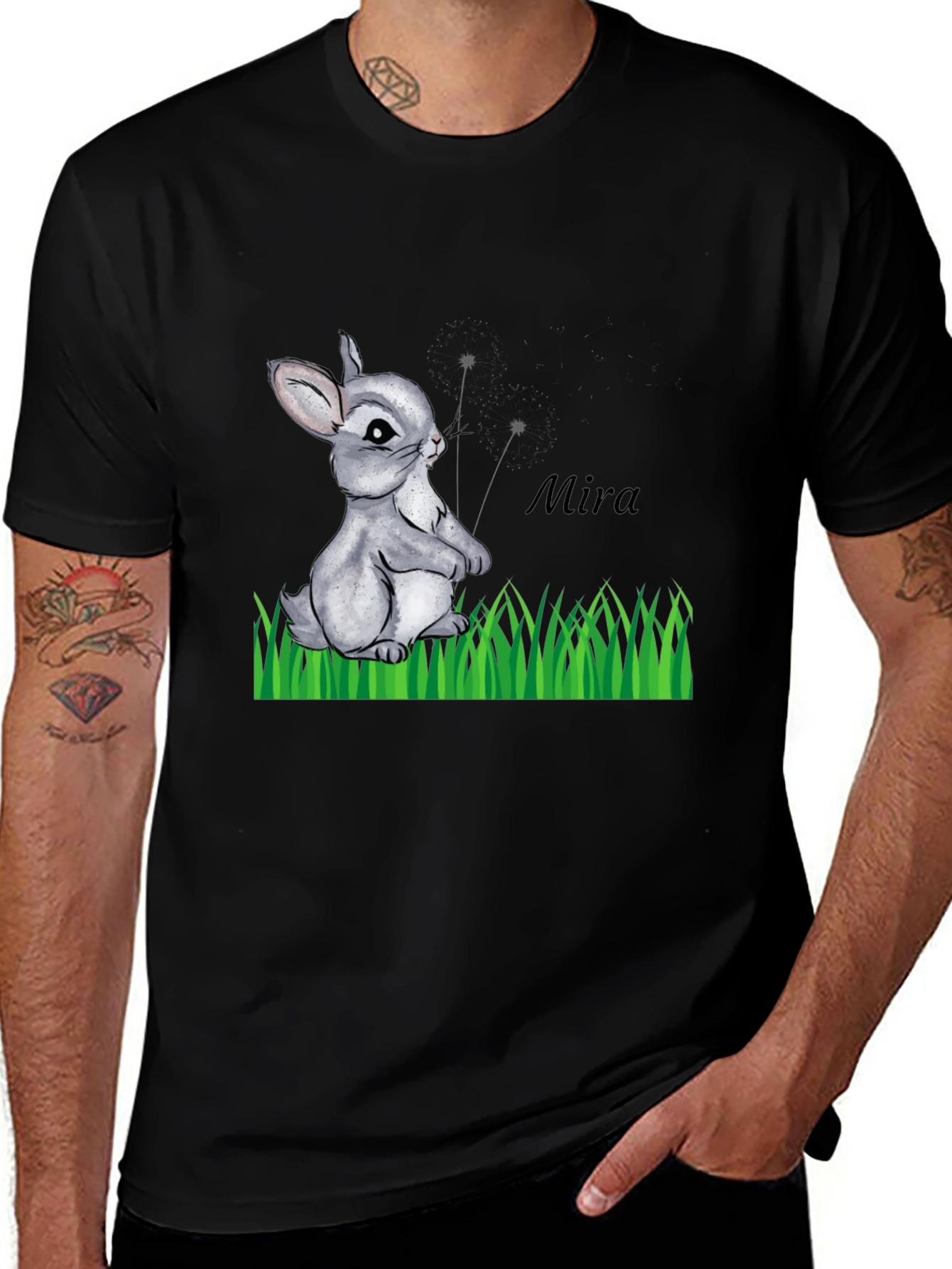 Variant 19 of Cute Bunny T-Shirt - Mira Design