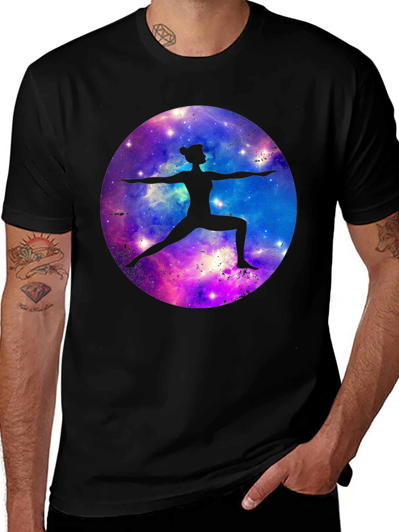 Variant 20 of Yoga Galaxy Unisex T-Shirt