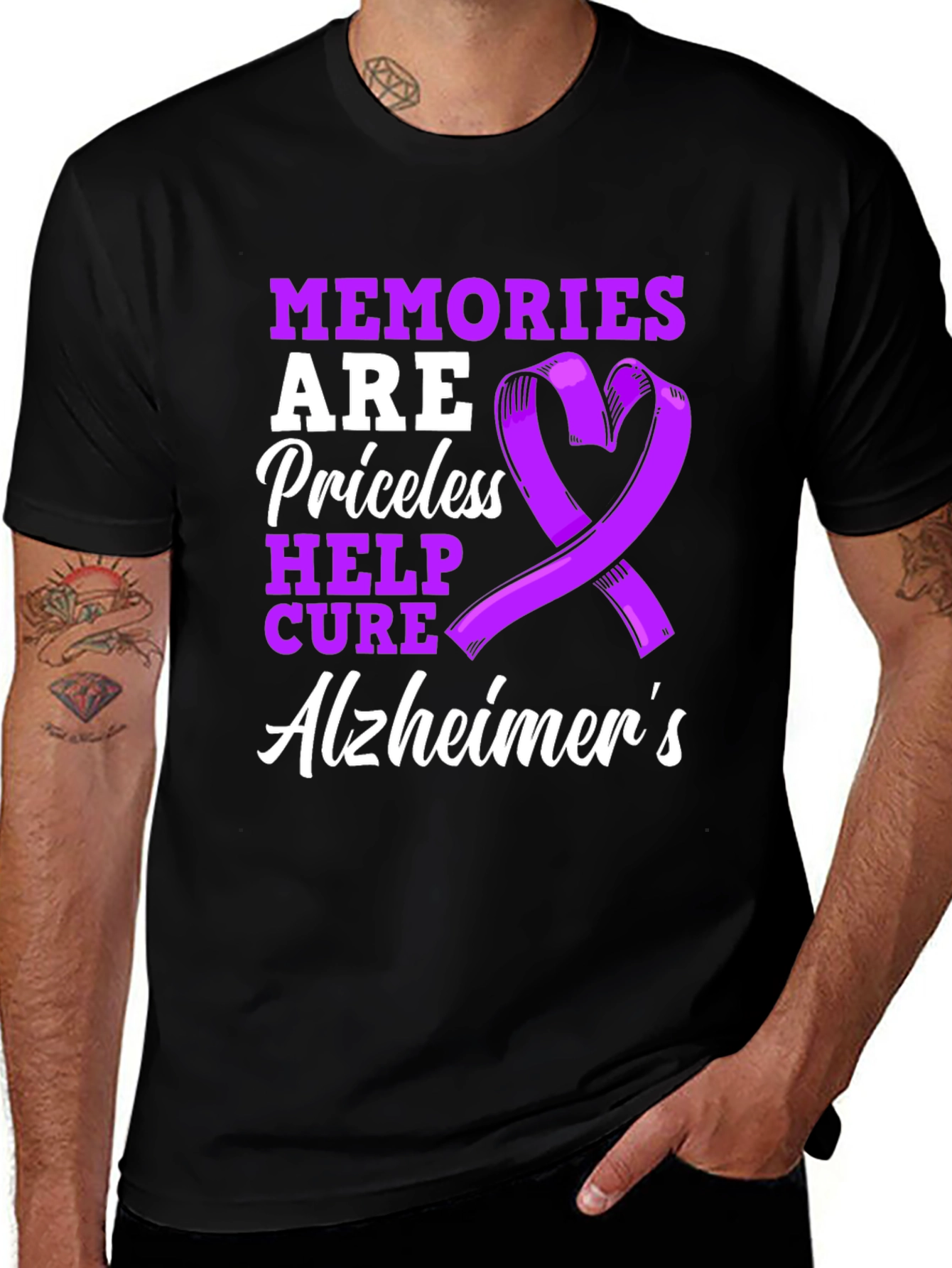 Alzheimer's Awareness T-Shirt - Memories are Priceless