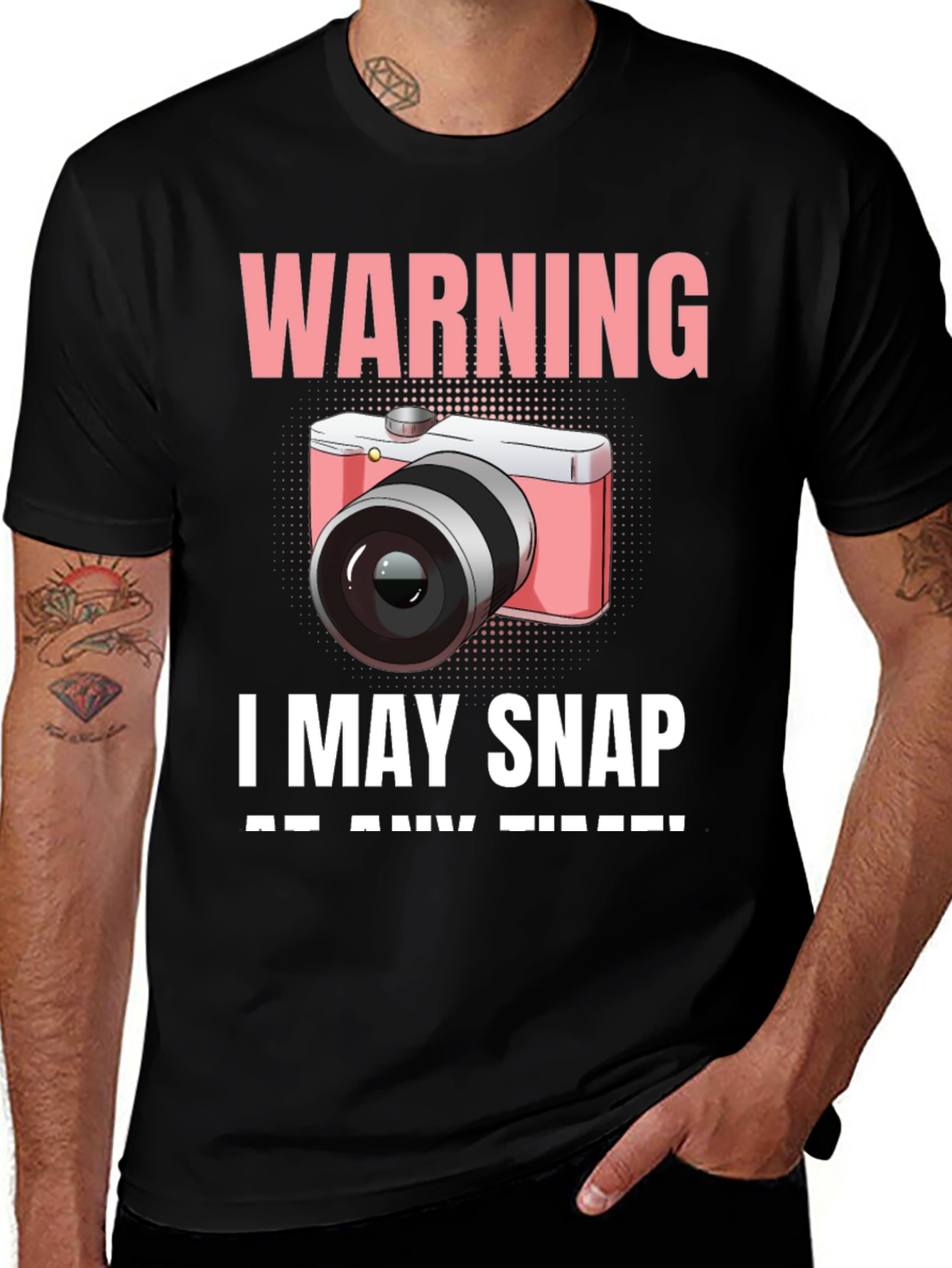 Variant 5 of Warning I May Snap At Any Time T-Shirt