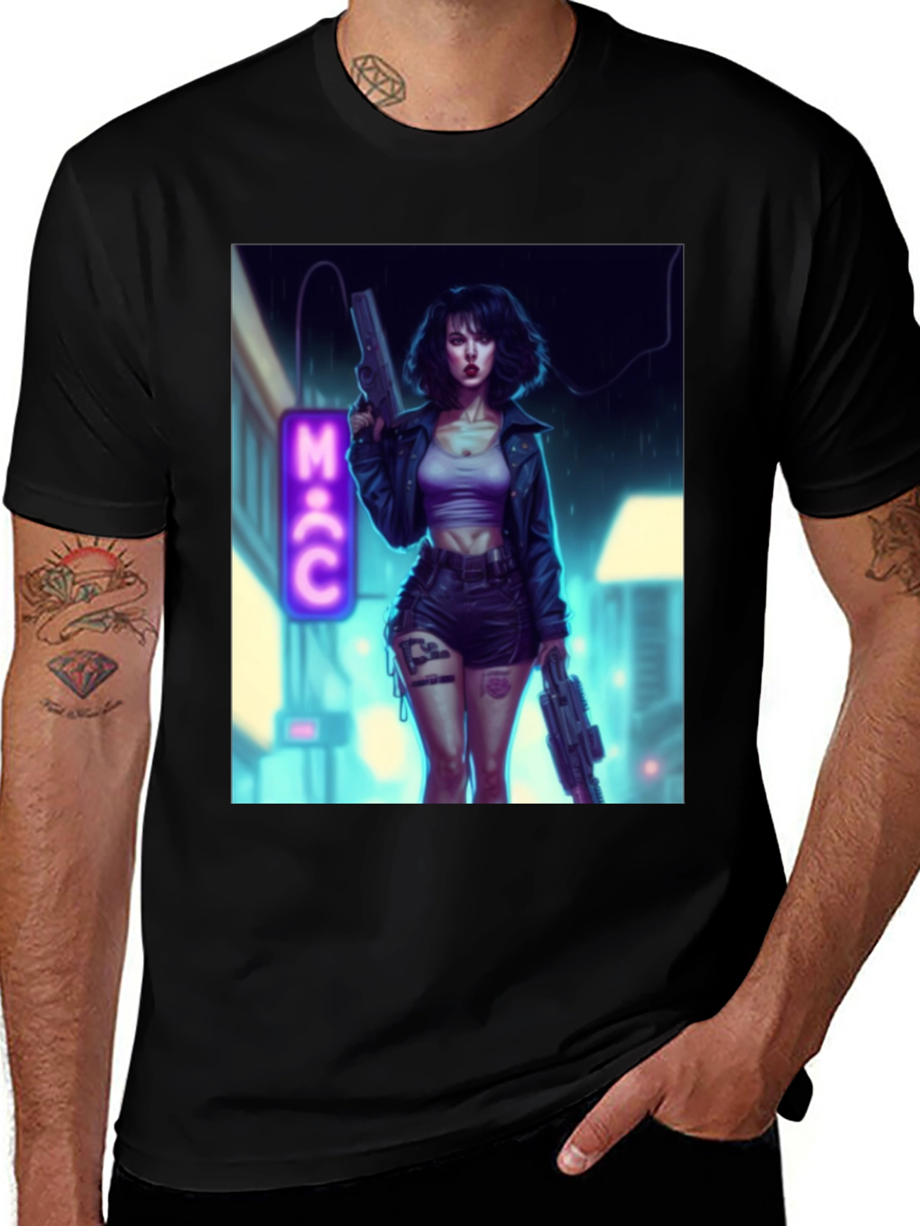 Cyberpunk Girl T-Shirt