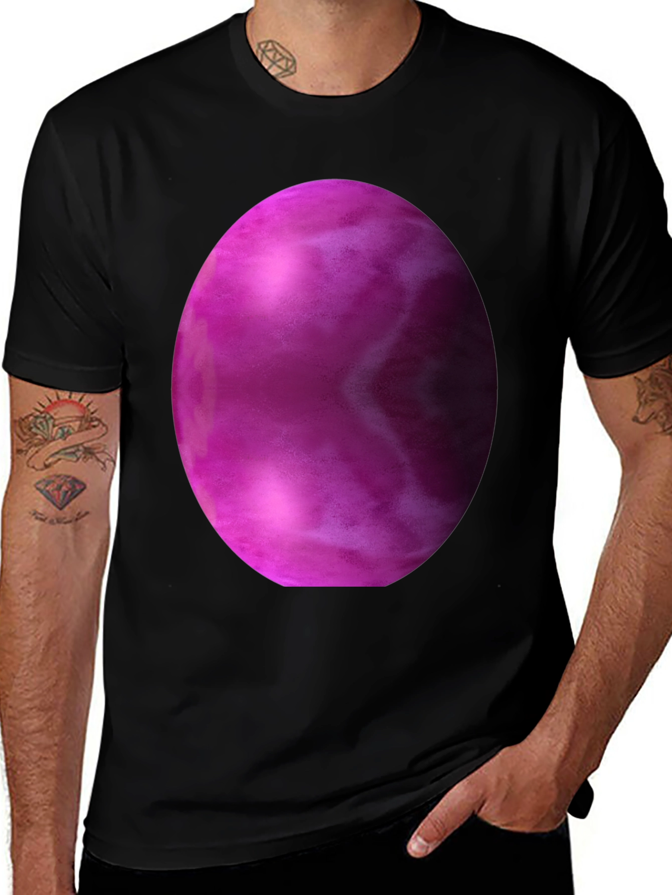 Variant 29 of Nebula Sphere Graphic T-Shirt - Cosmic Style