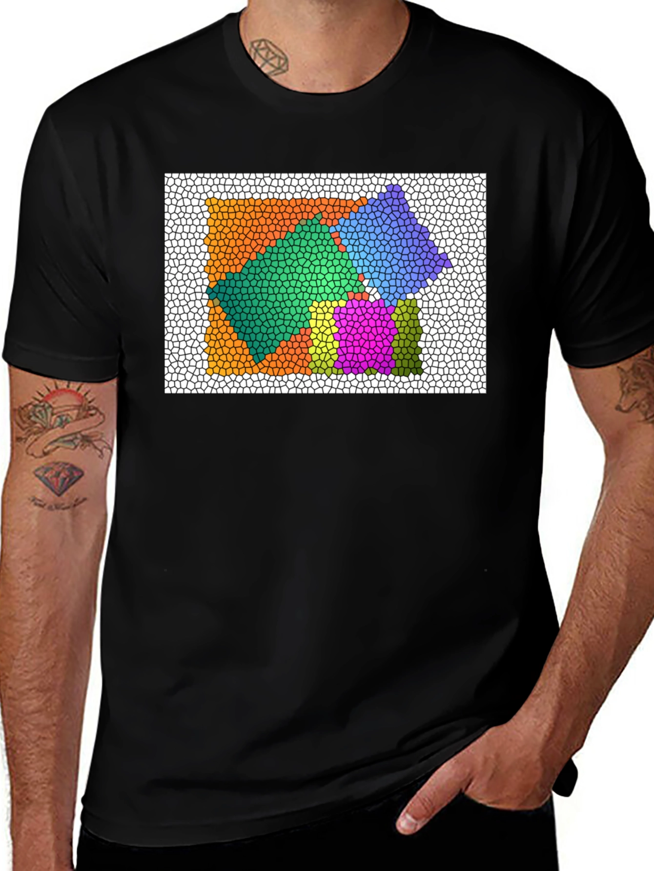 Geometric Mosaic T-Shirt