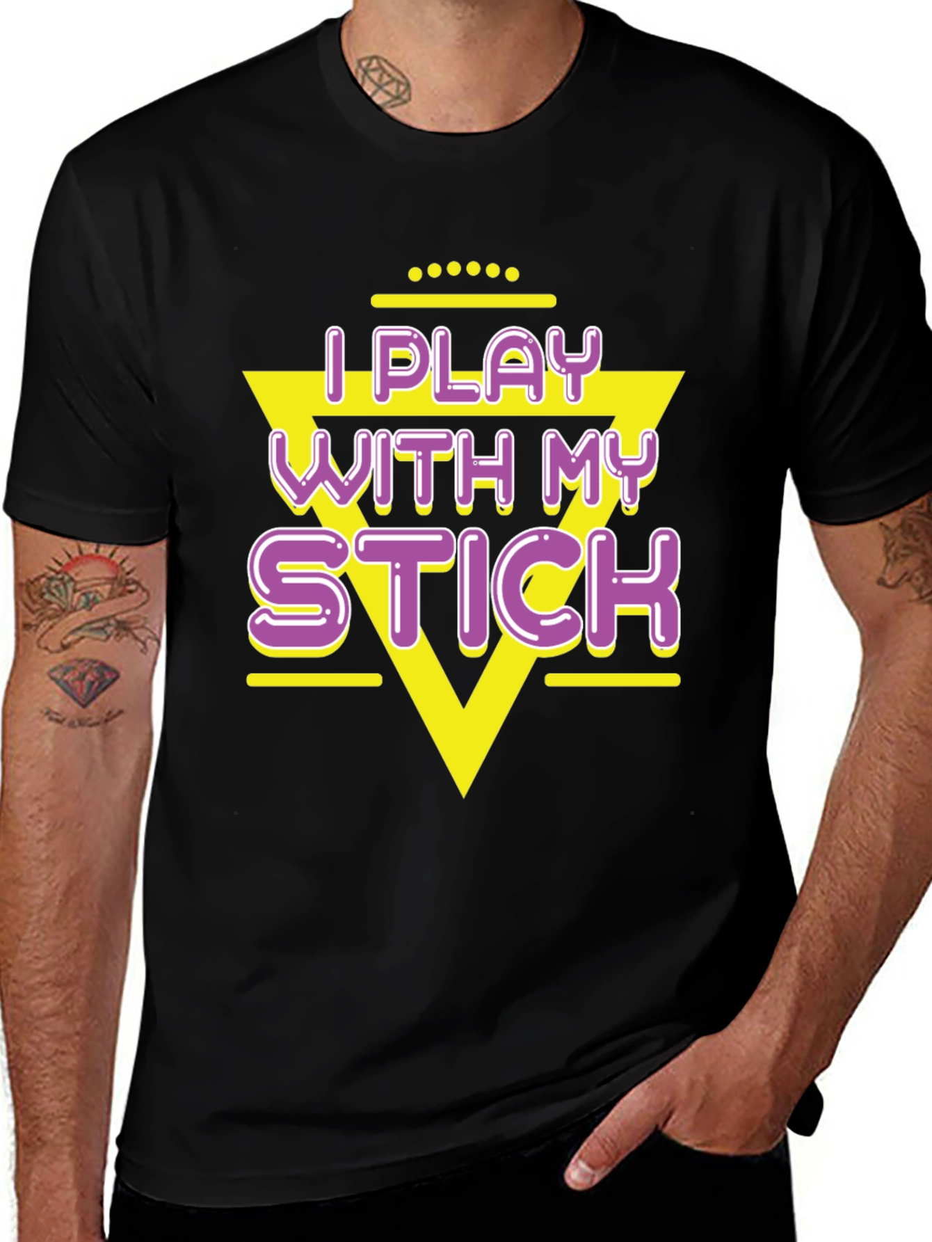 Variant 25 of I Play With My Stick Graphic Tee