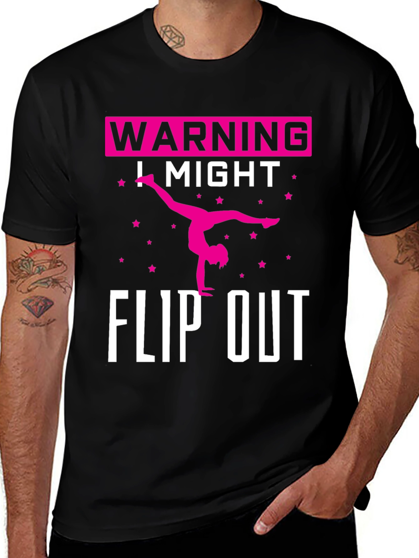 Variant 29 of Warning I Might Flip Out Gymnastics T-Shirt
