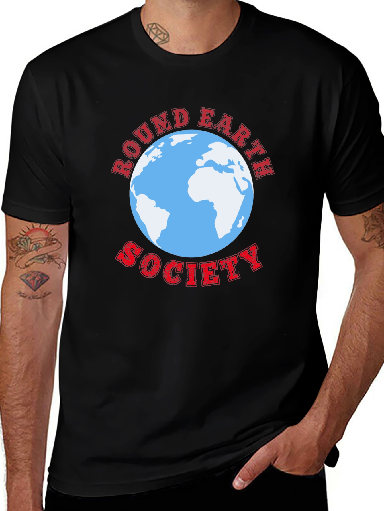 Variant 26 of Round Earth Society Graphic T-Shirt