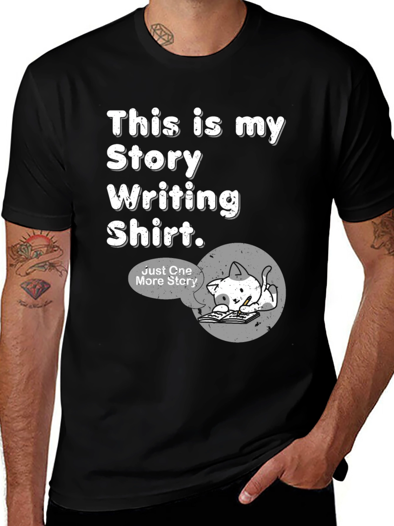 Variant 9 of Story Writing T-Shirt - Just One More Story!