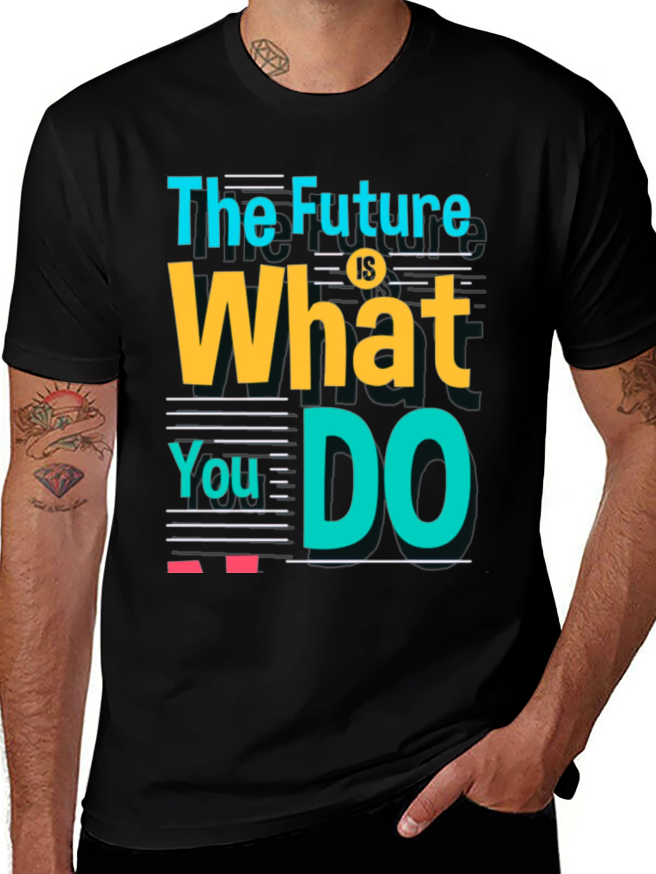 Variant 12 of Motivational Graphic Tee - Future is What You Do